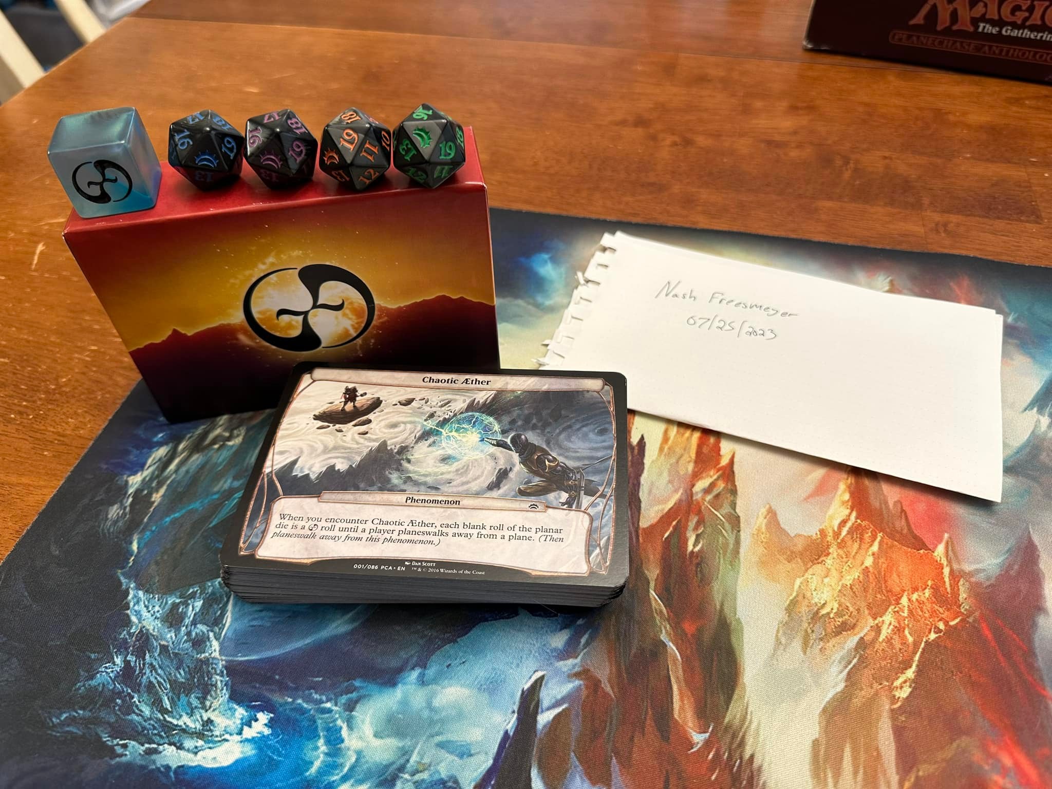 Selling 86-card Planar Deck Set with Dice and Instructions
