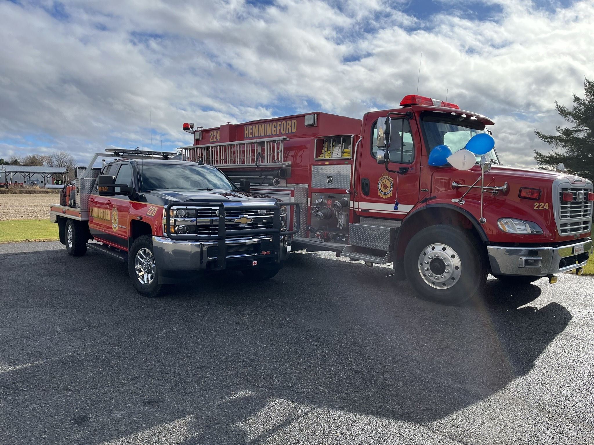 A fire truck (or emergency vehicle) of a different color | All of Blue ...