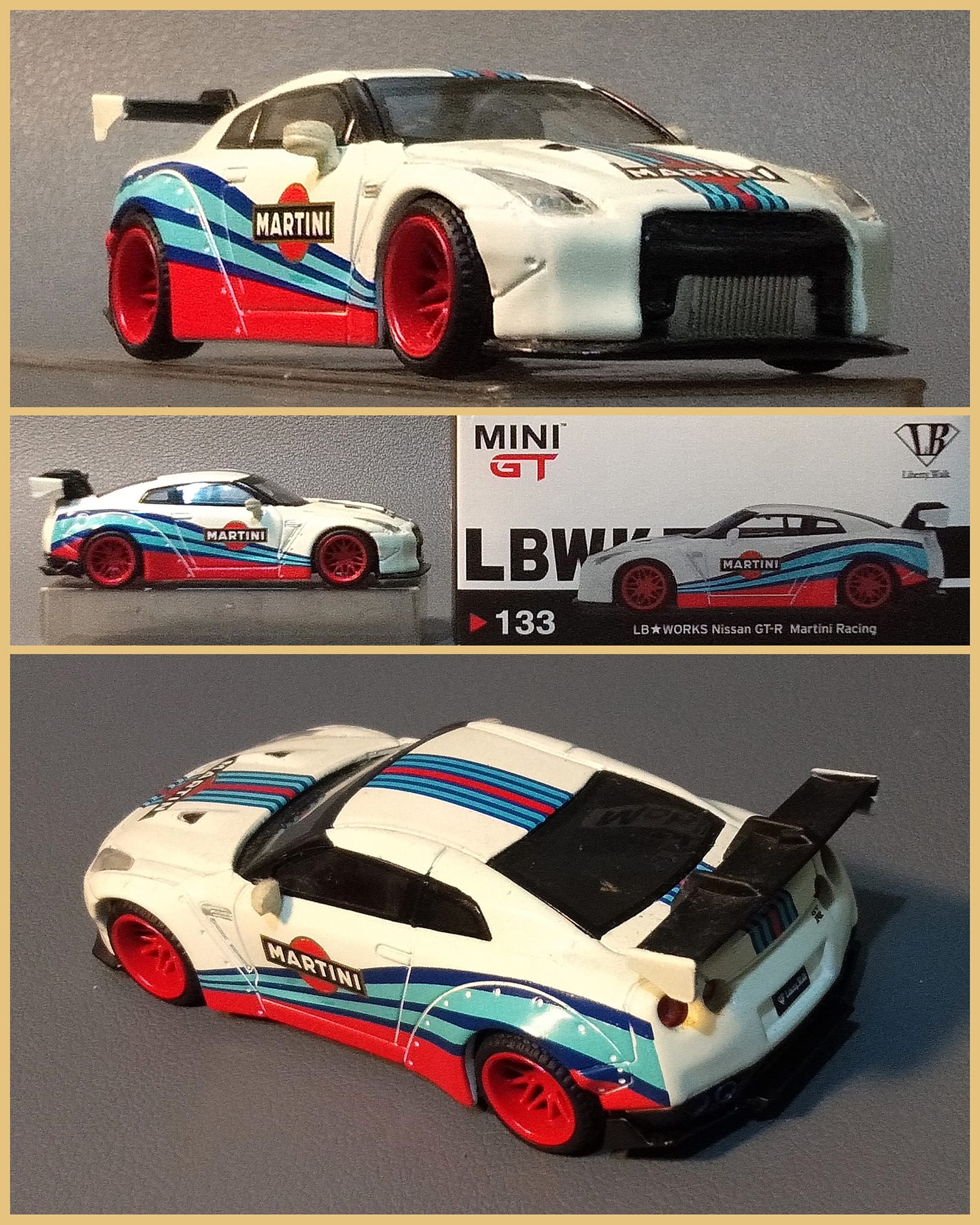 Mini Gt 133 No Martini Nissan GTR R35
