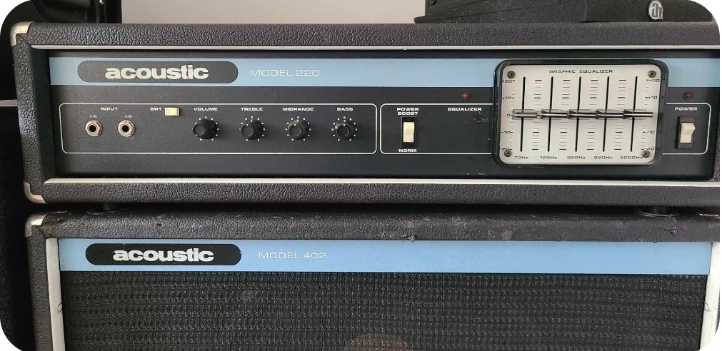 my Acoustic 220 cab 406 killer