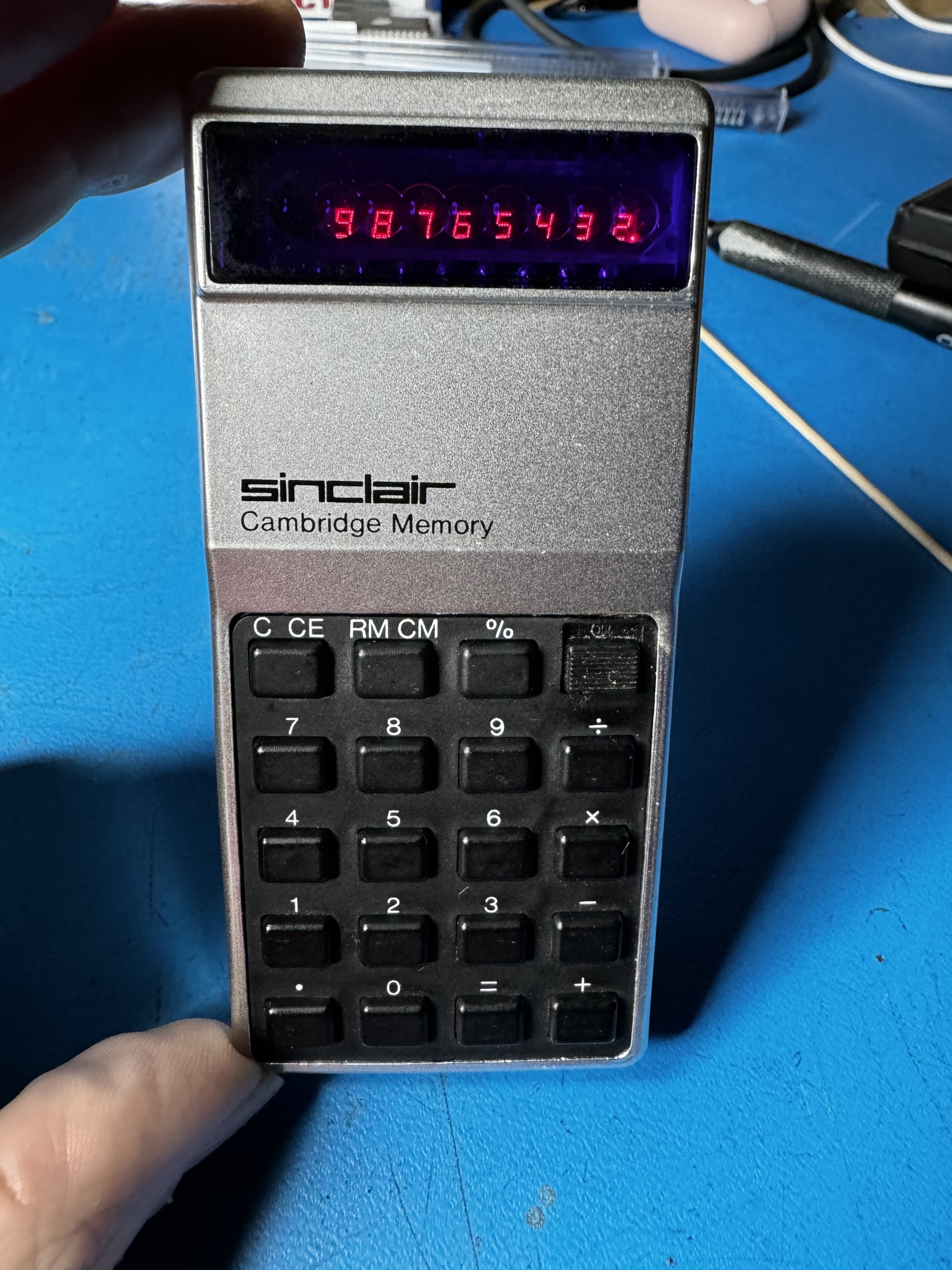Vintage Sinclair Calculator 1976 Restoration Process