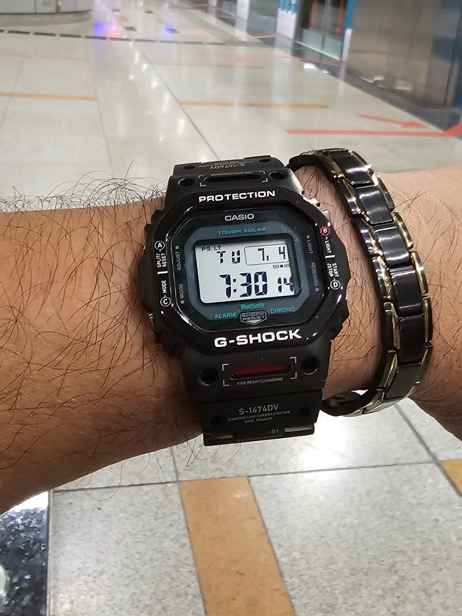 The GW-B5600MG-1 modded with TVA kit