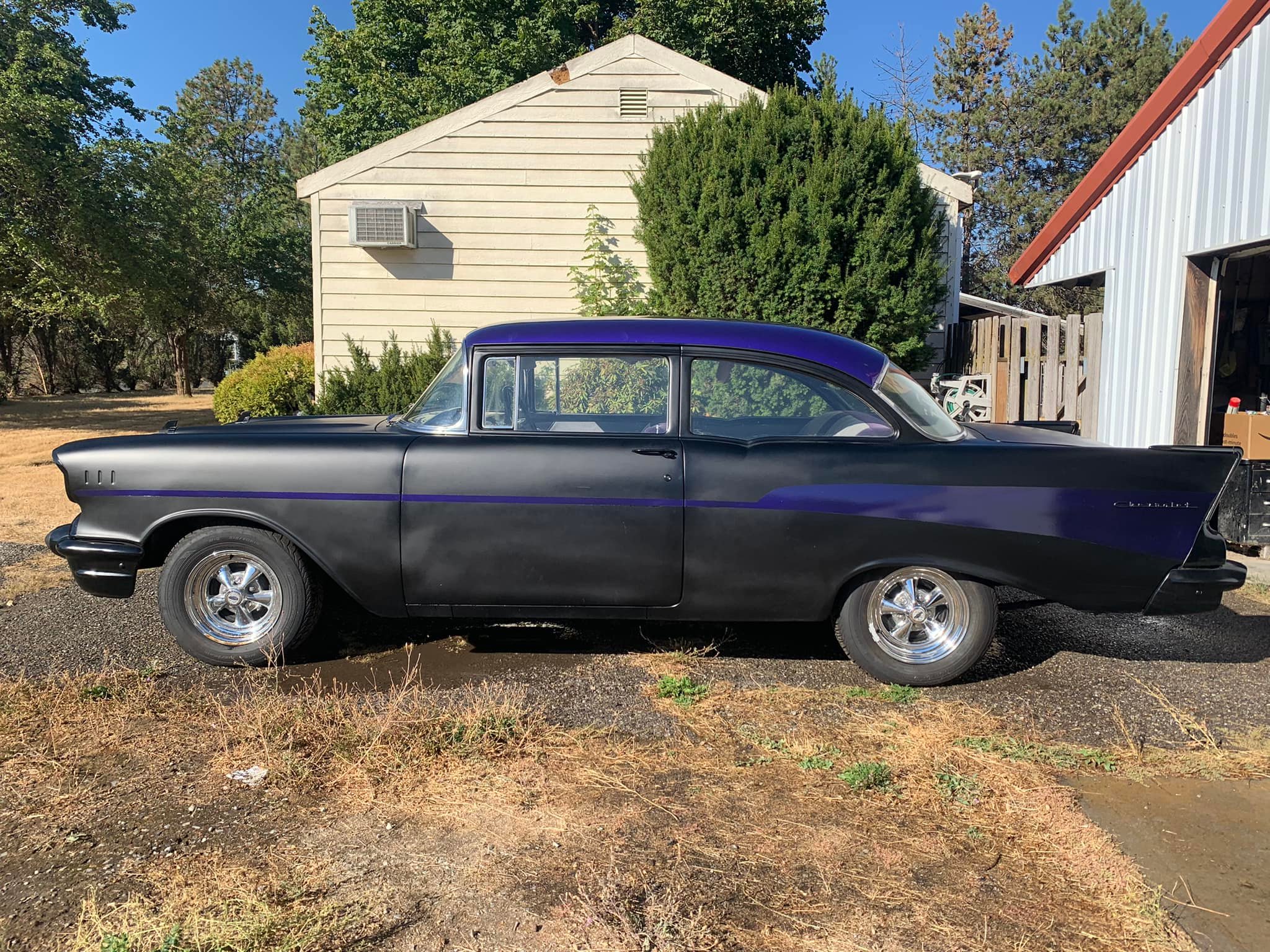 1957 All Makes All Models Parts | TF400989 | 1957 Chevy Bel Air, 150, 210, Nomad: Front Bumper Chrome Bullet Housings; LH & RH; Pair | OER