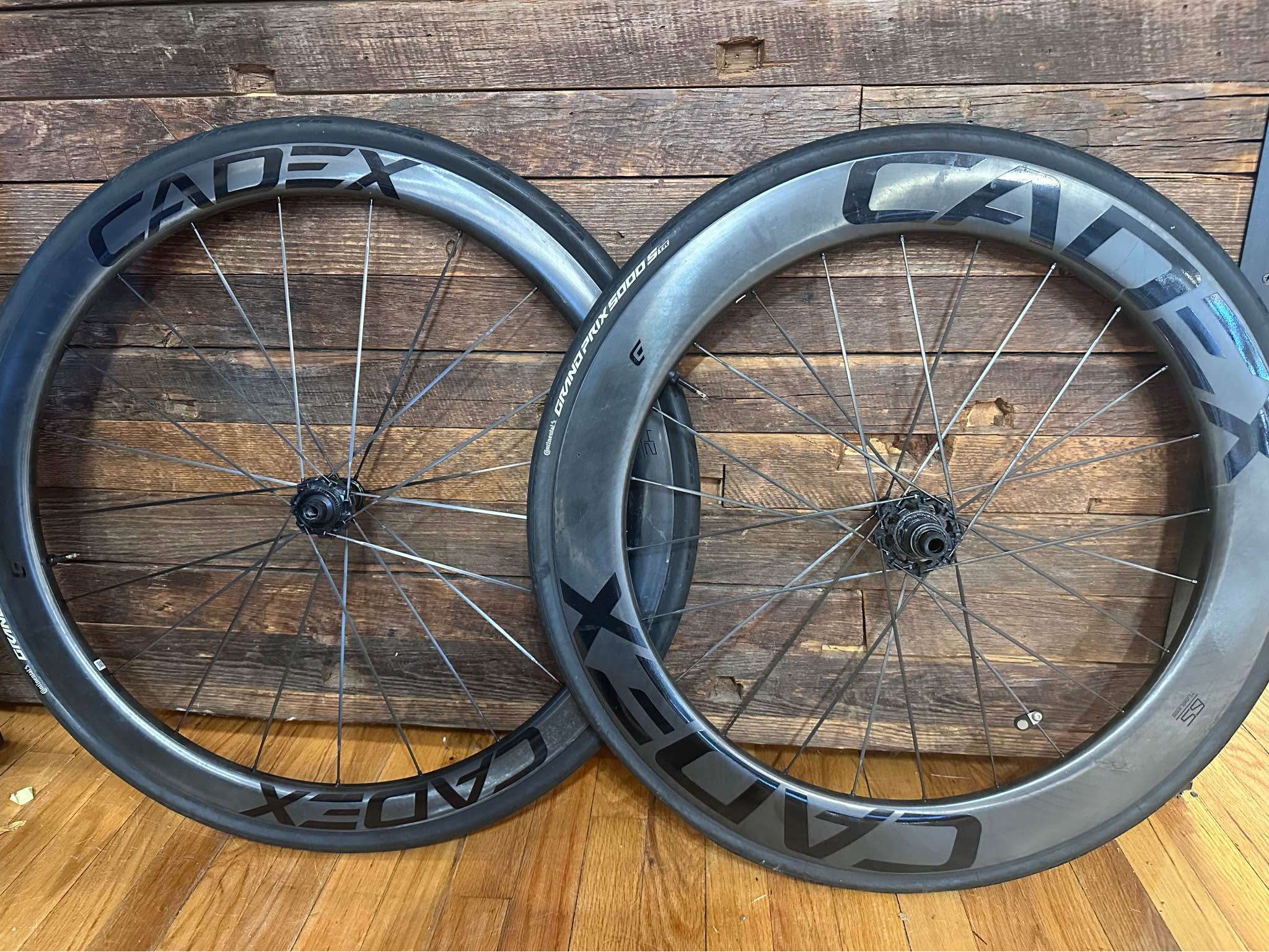 Lightly used Cadex Carbon Wheelset. Good for Road or Tri ultra 