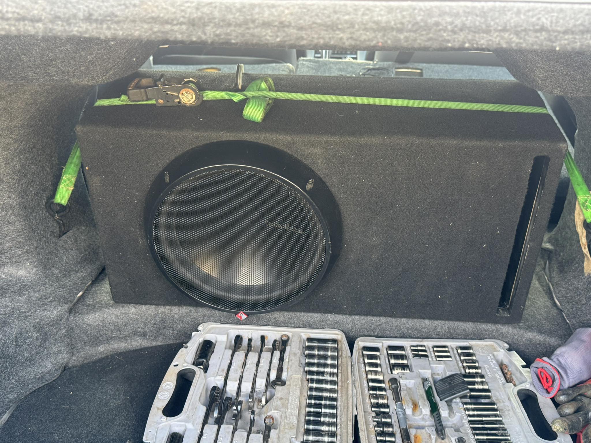 My TOD412 RF TO 12” sub in my 2013 limited Ford Taurus