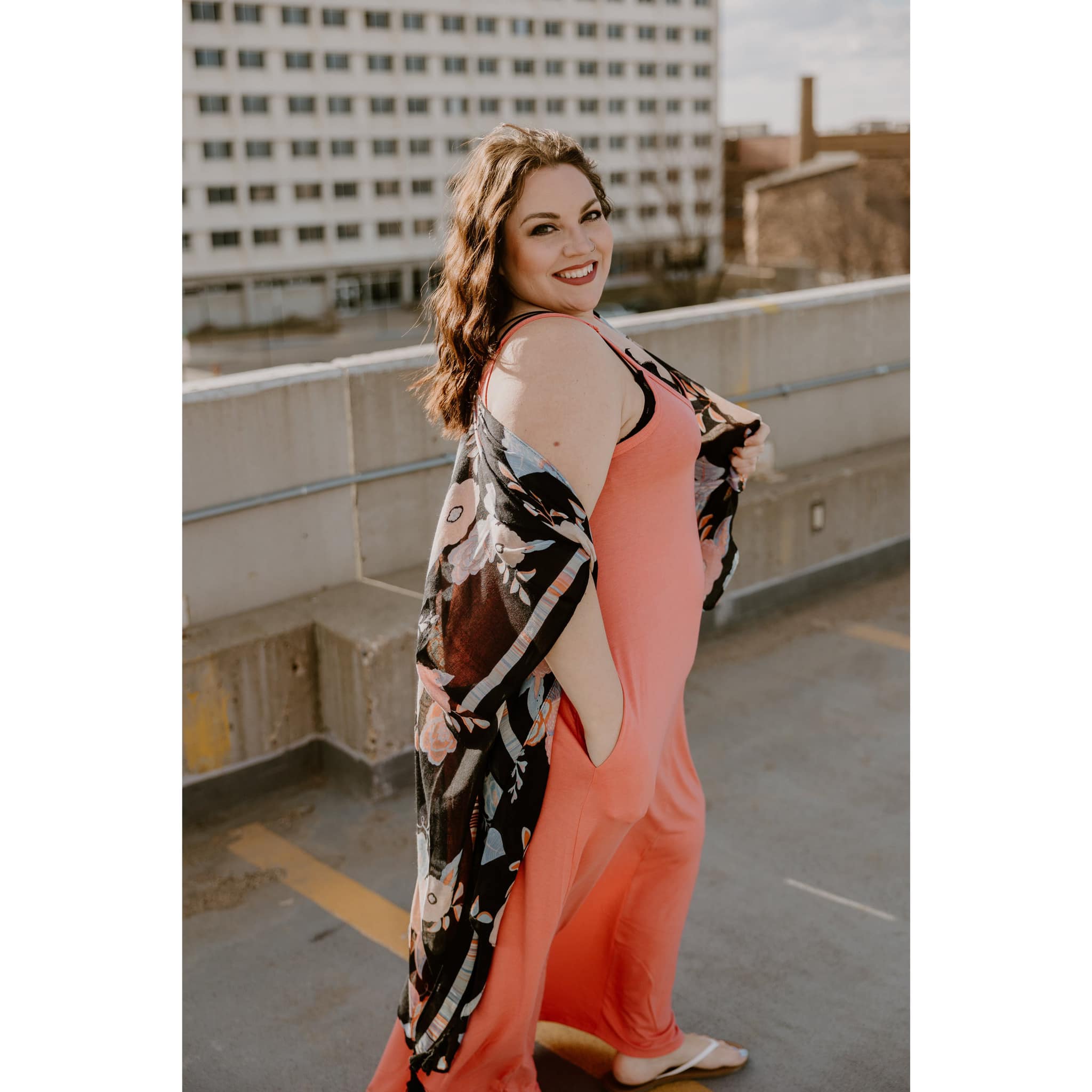 evyn halter maxi dress polka dot Elevate your style with this stunning royal blue flowy dress, showcasing an on or off the shoulder design and discreet, convenient side pockets. Available in plus sizes 1XL, 2XL, and 3XL high neck dress hair down