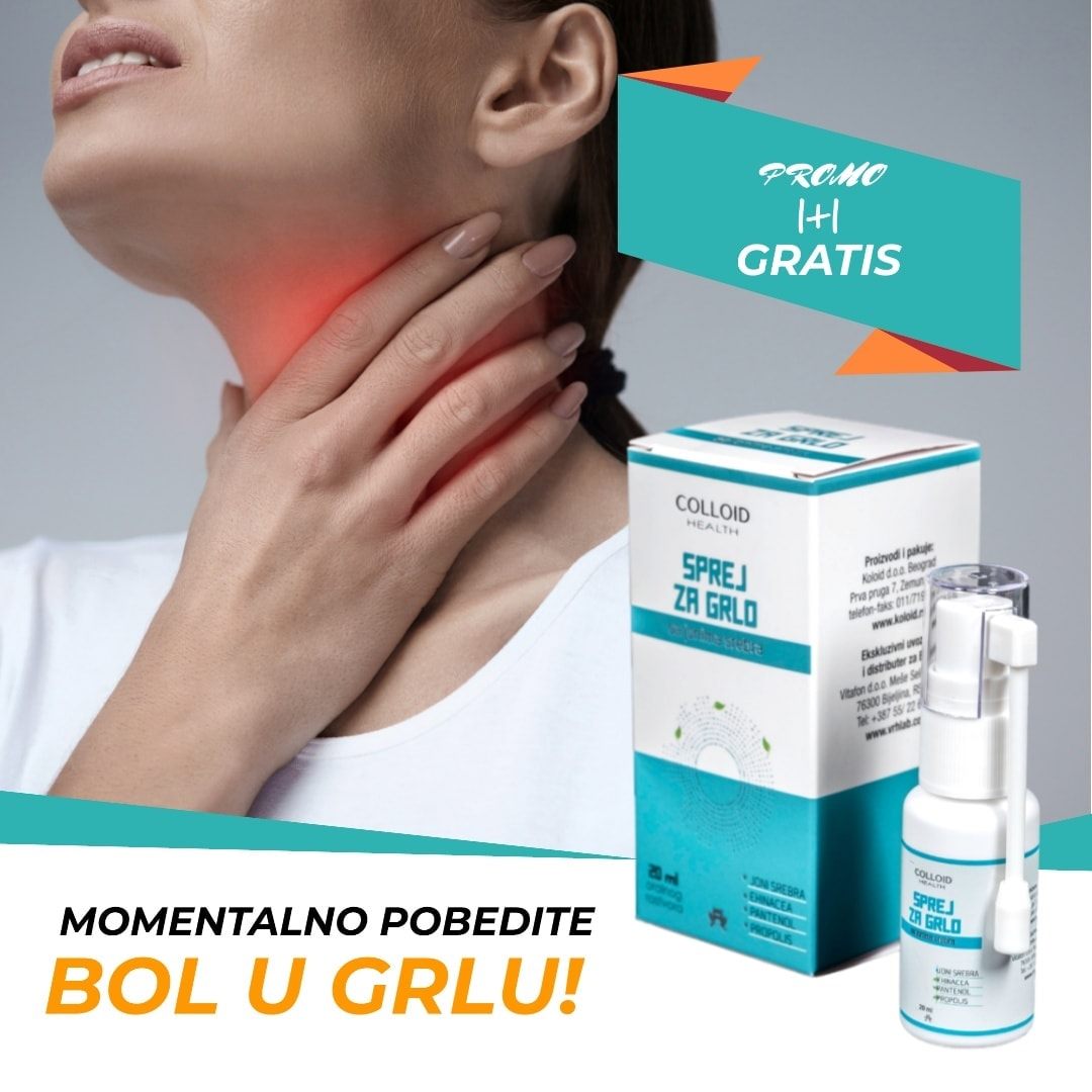 Koloid Company - 💥Otklanja bol u grlu! 💥Jedini SPREJ ZA GRLO sa jonima ...