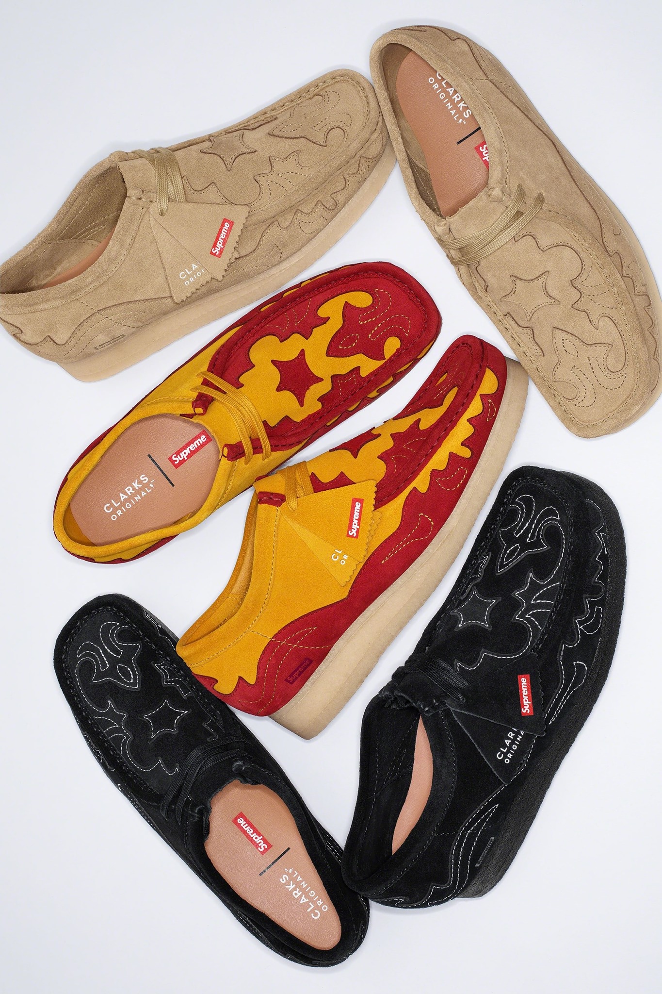 Clarks Originals®/ Supreme®. 09/09/2021 The shoe features a