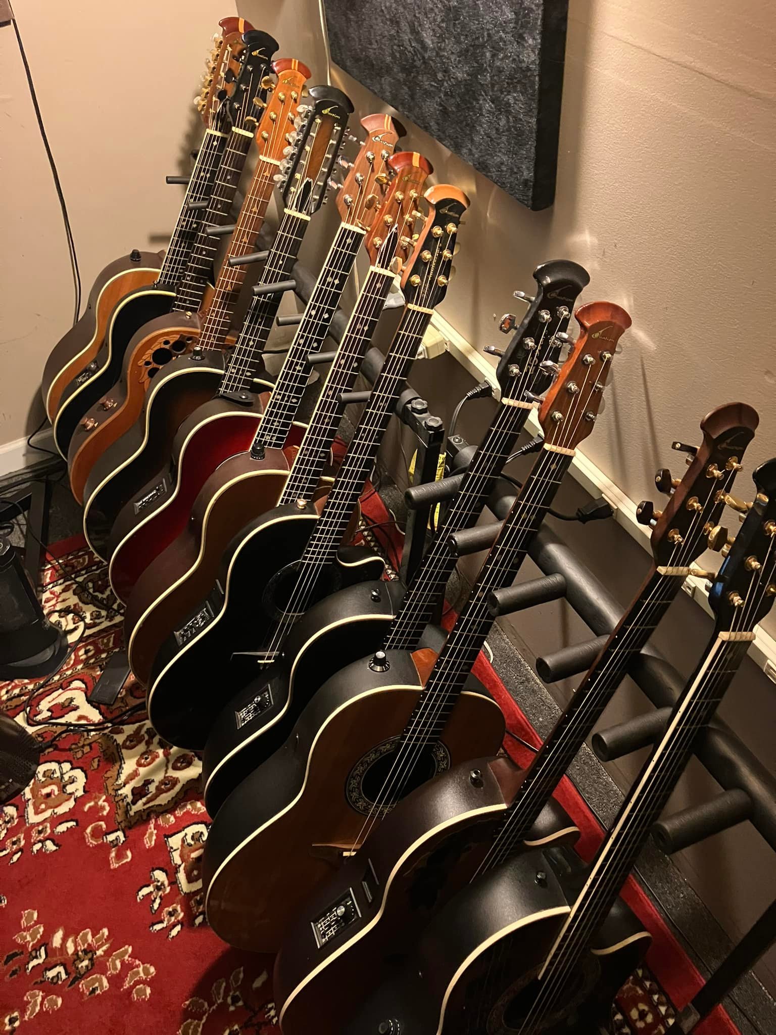 Ovation guitar collection with rare models