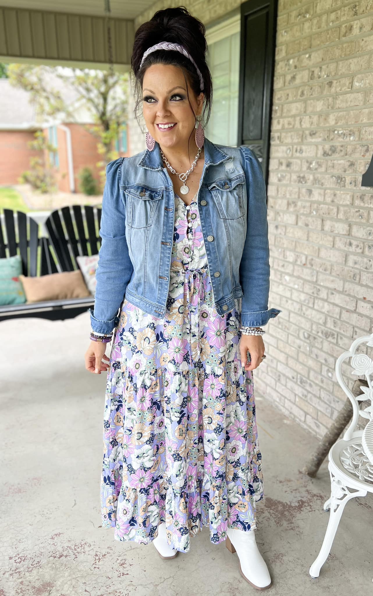 spring dress midi Chelsea Cotton This flowy midi dress MKTG-ATTN-5.6.24 Mini Beaded Party Dress Fit:Long