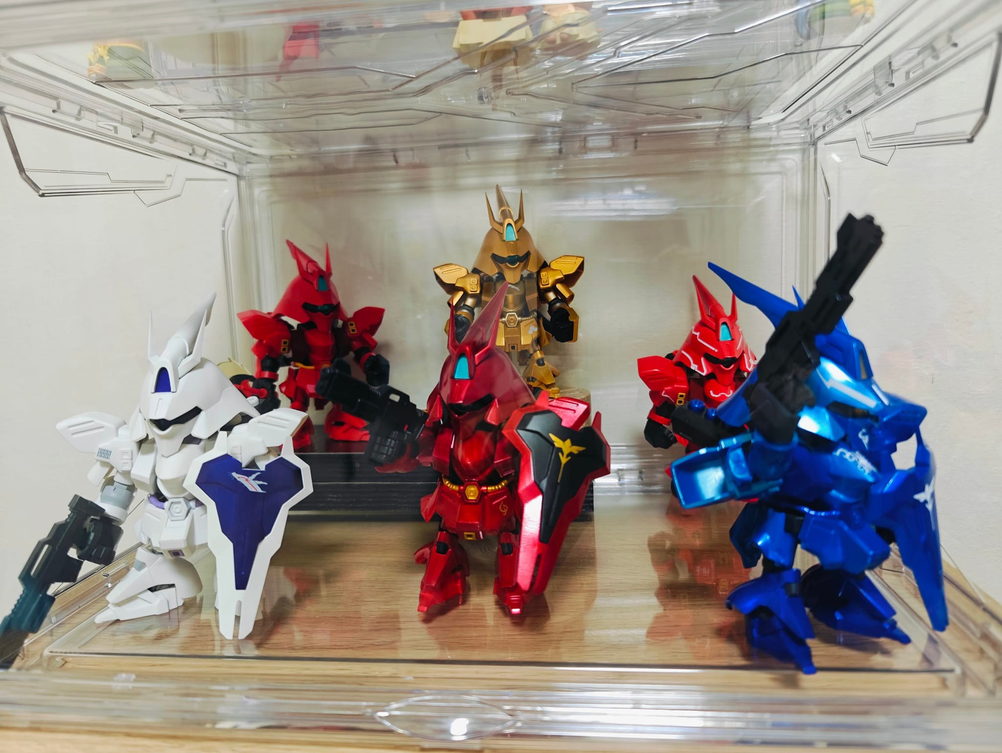 QMSV Mini, Msn-04 Sazabi Set. No Secret Rare. 😢