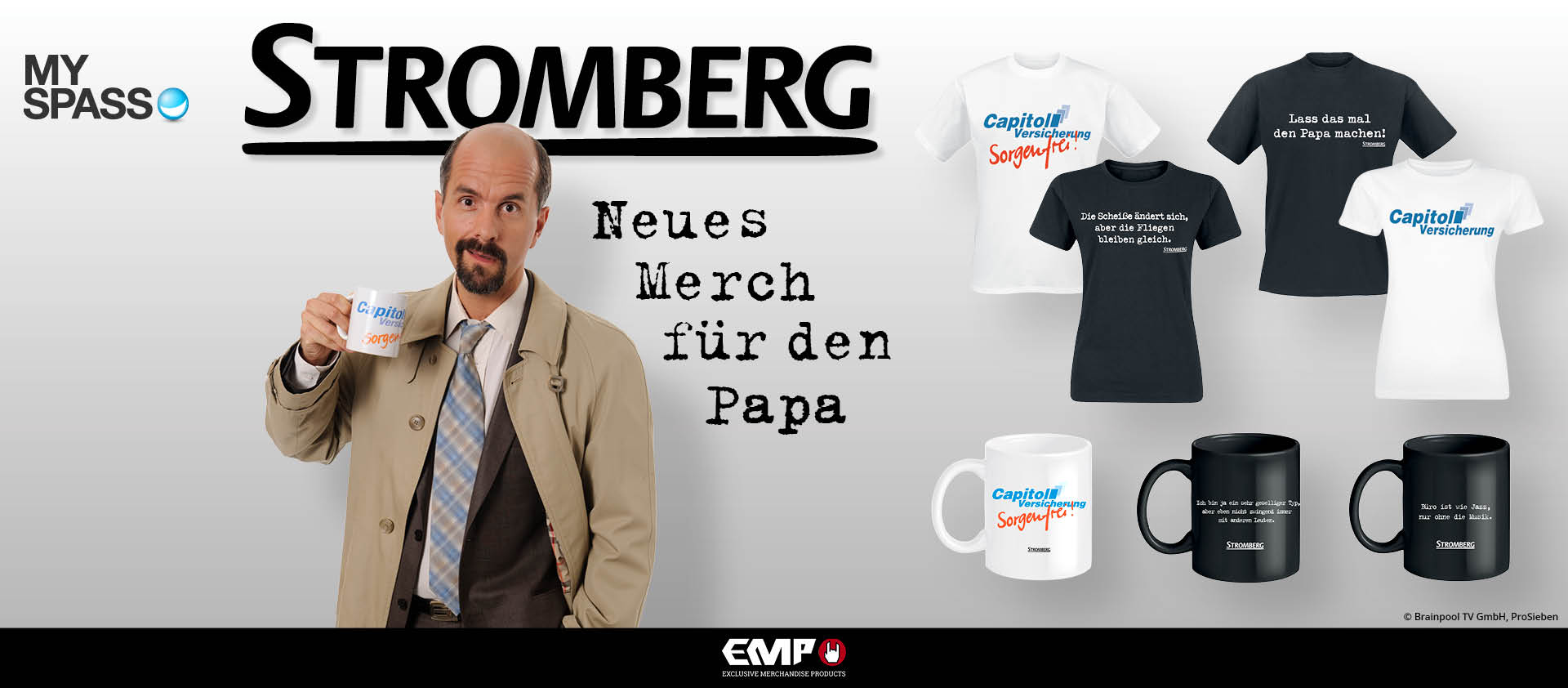 Stromberg - Neues Merch für den Papa! Jetzt bestellen: http://emp.me ...