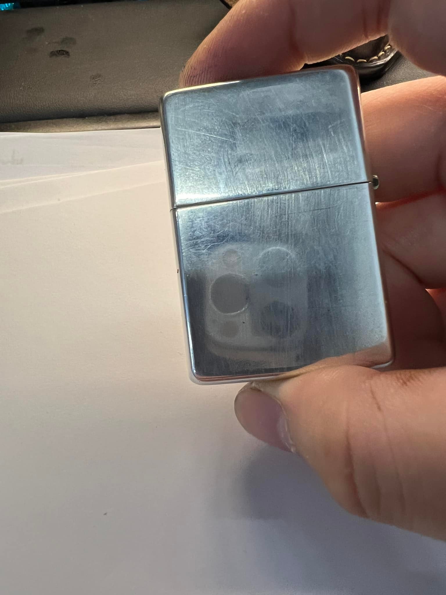 Authenticity and model of 1996 sterling silver Zippo