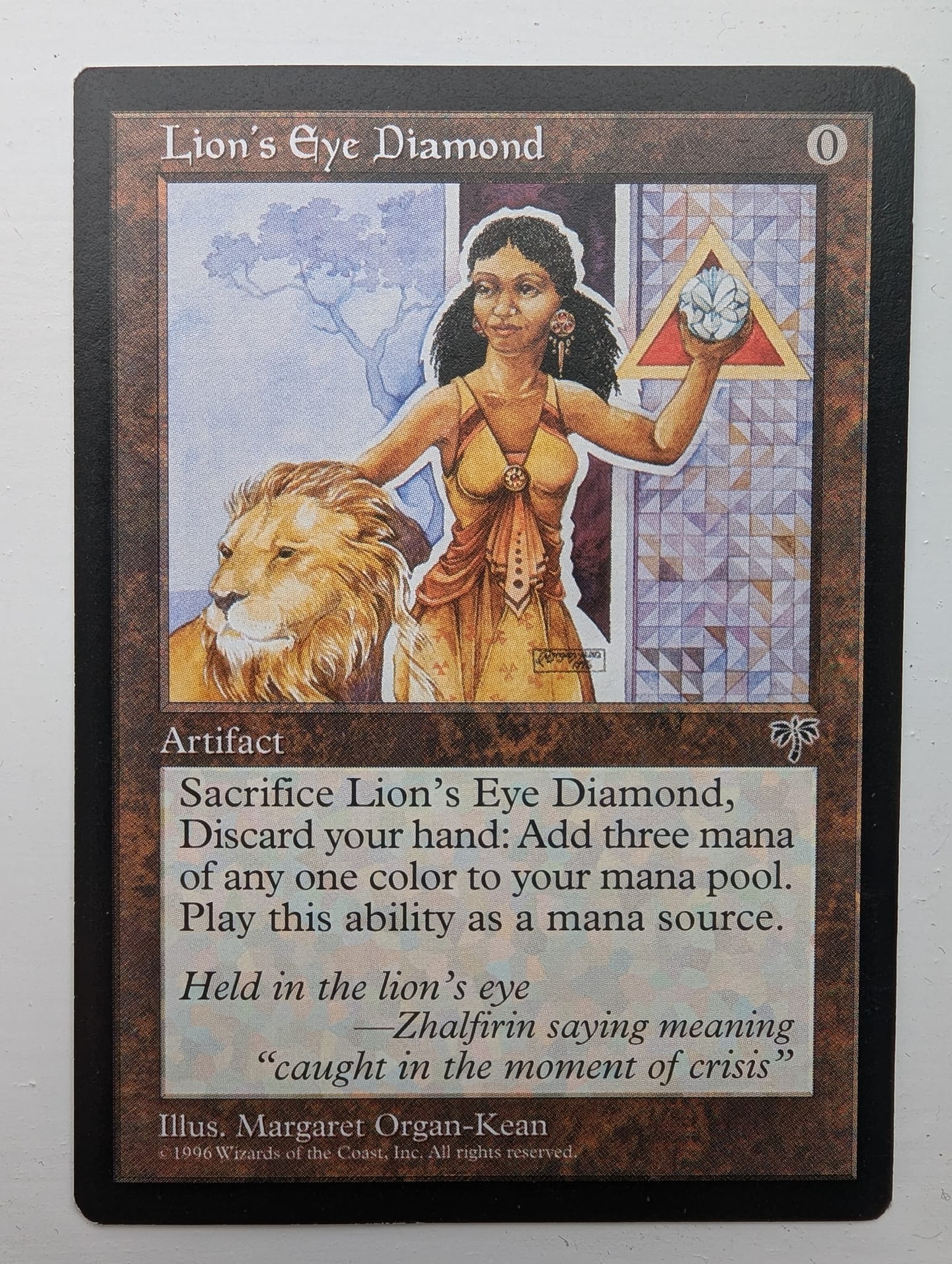 Hi, I've got a misprint lions eye diamond I whant to get rid of