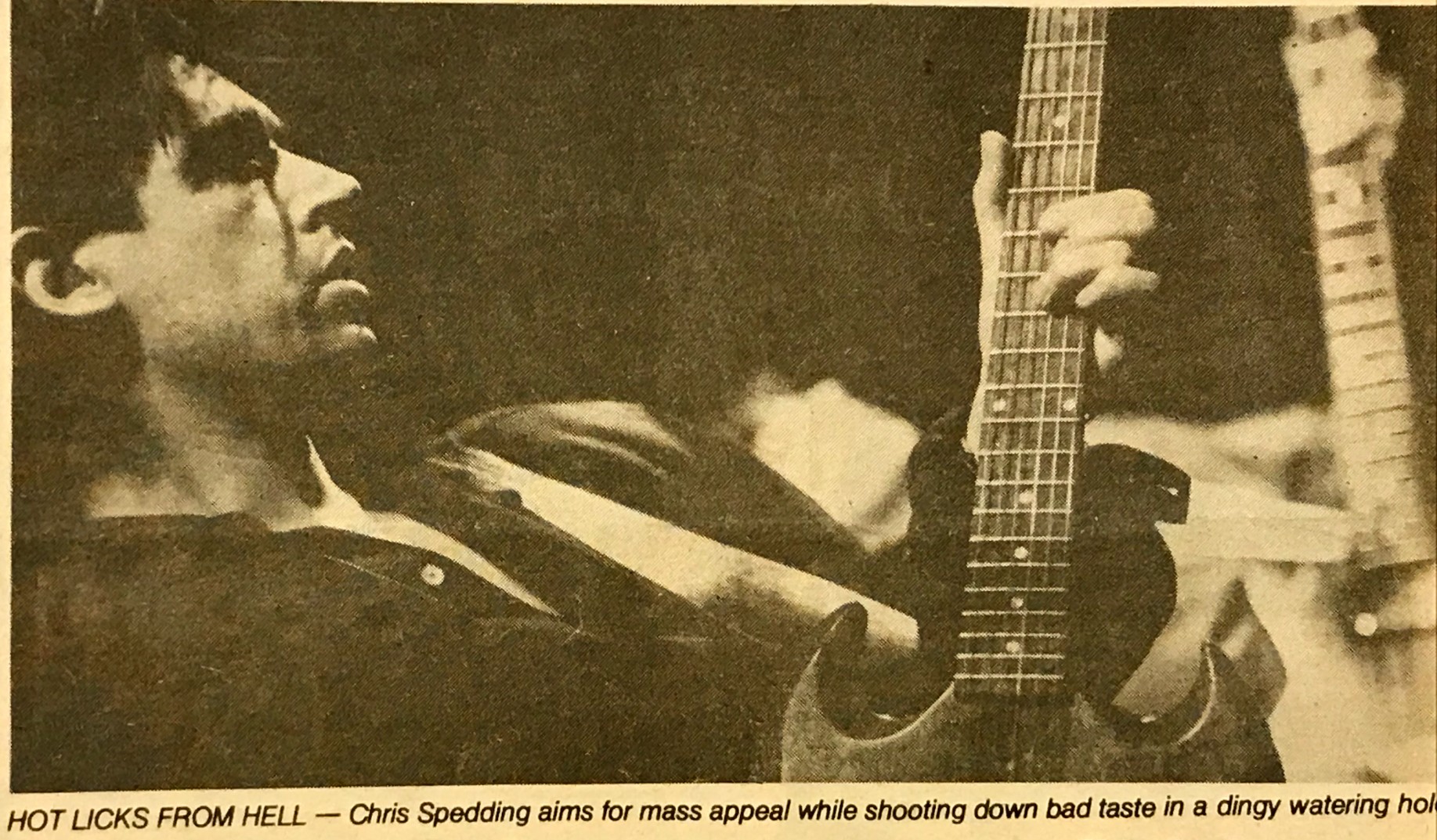 Chris Spedding at The Cedar Lounge, January 2, 1981