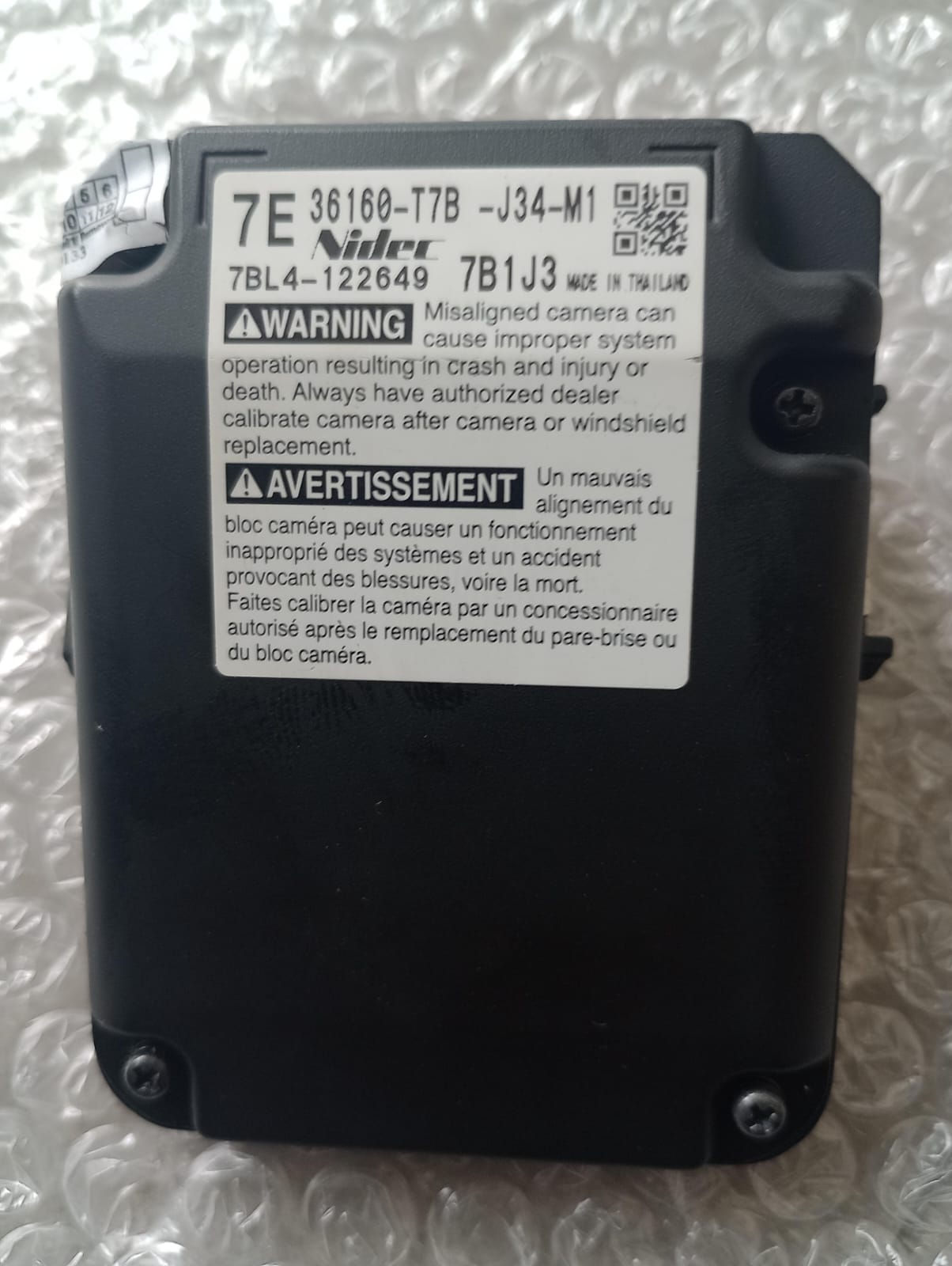 HONDA VEZEL Radar Sensor -Static Camera – J13 / NO3 / 7B/7E/7F 