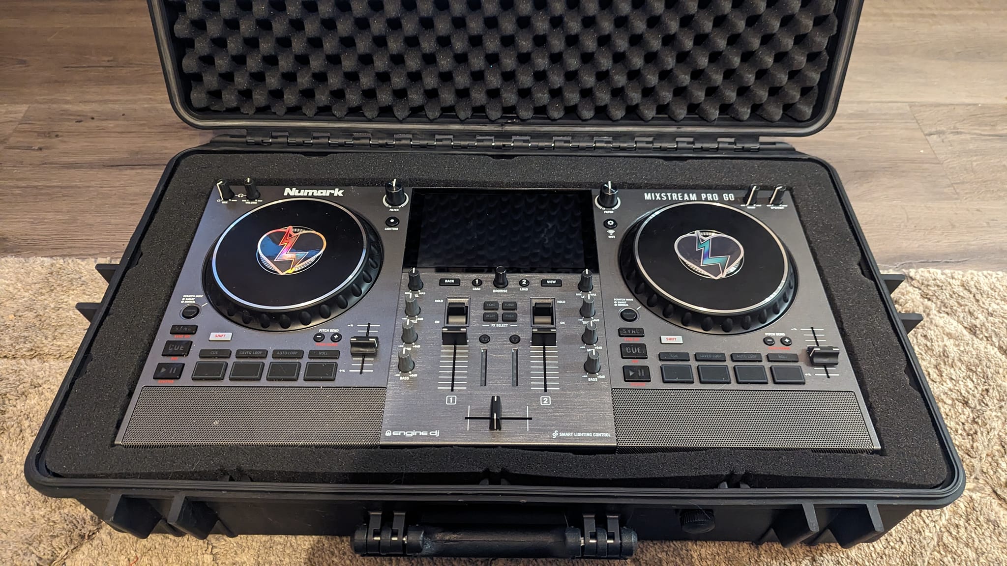 What cases are available for the Numark Mixstream Pro Go?