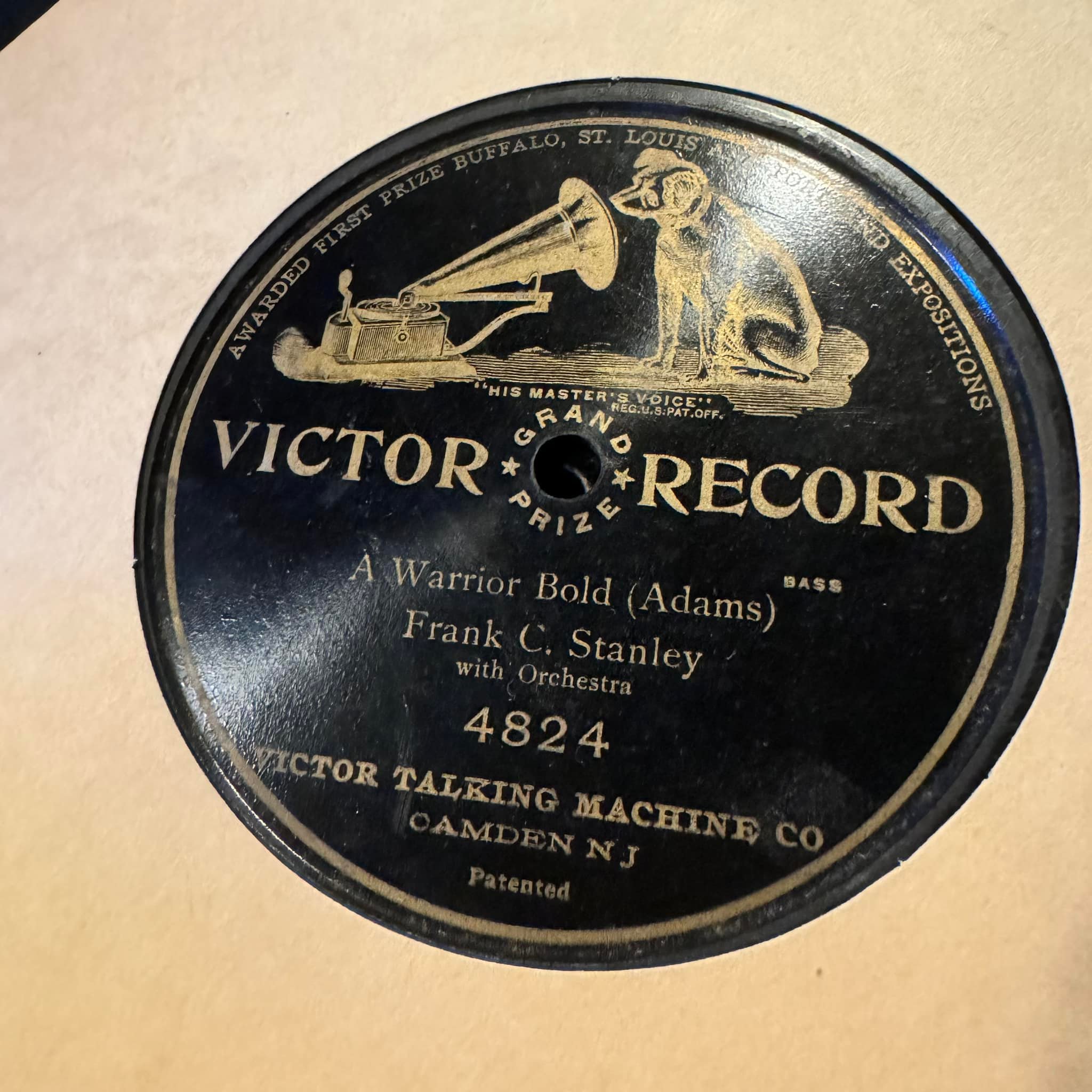 Victor's single sided patent records