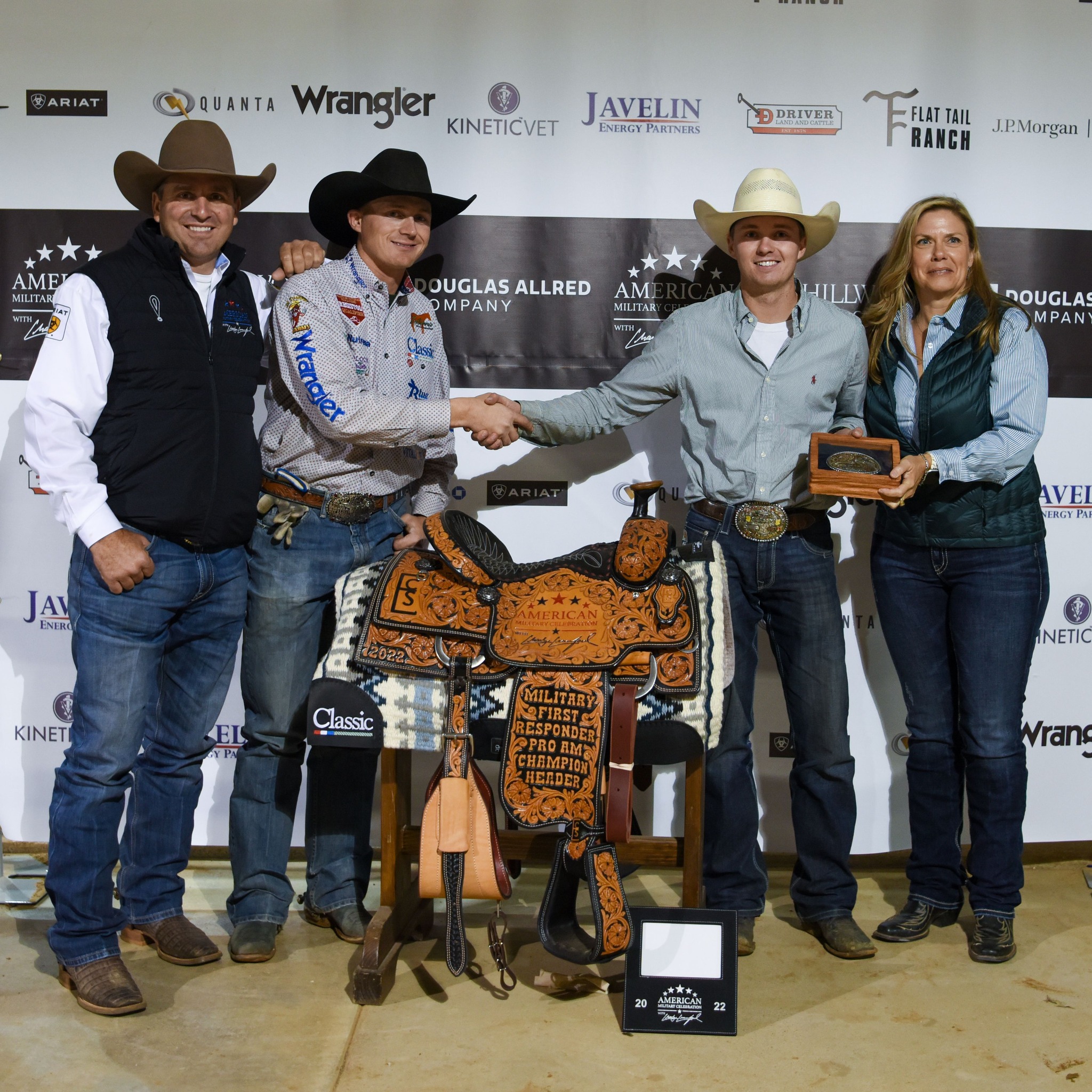 The Team - The winner of the Mil/Pro heading roping held during the ...