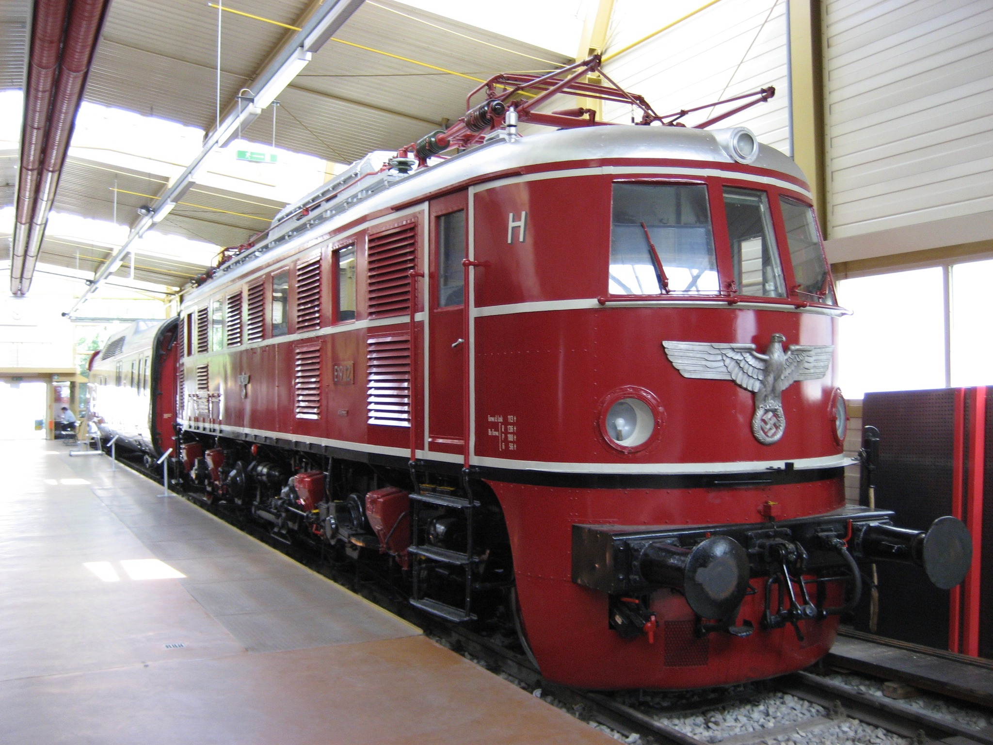 Deutsche Reichsbahn Class E19 Electric Locomotive Preservation and 