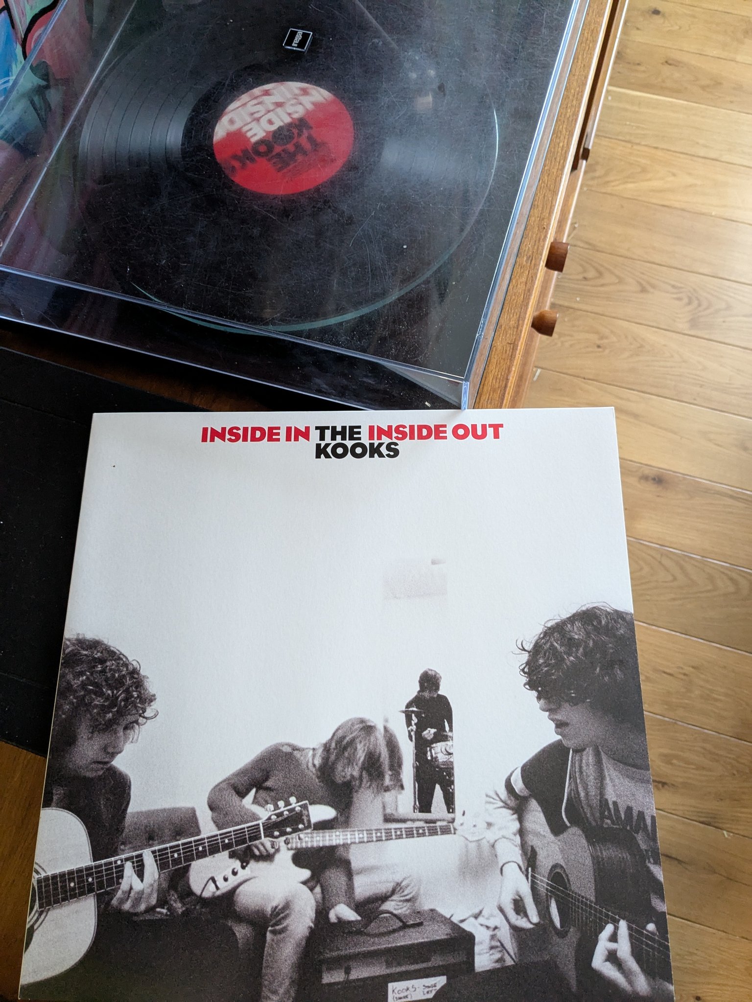 Now spinning The Kooks - Inside in/inside out. 2016 reissue on 