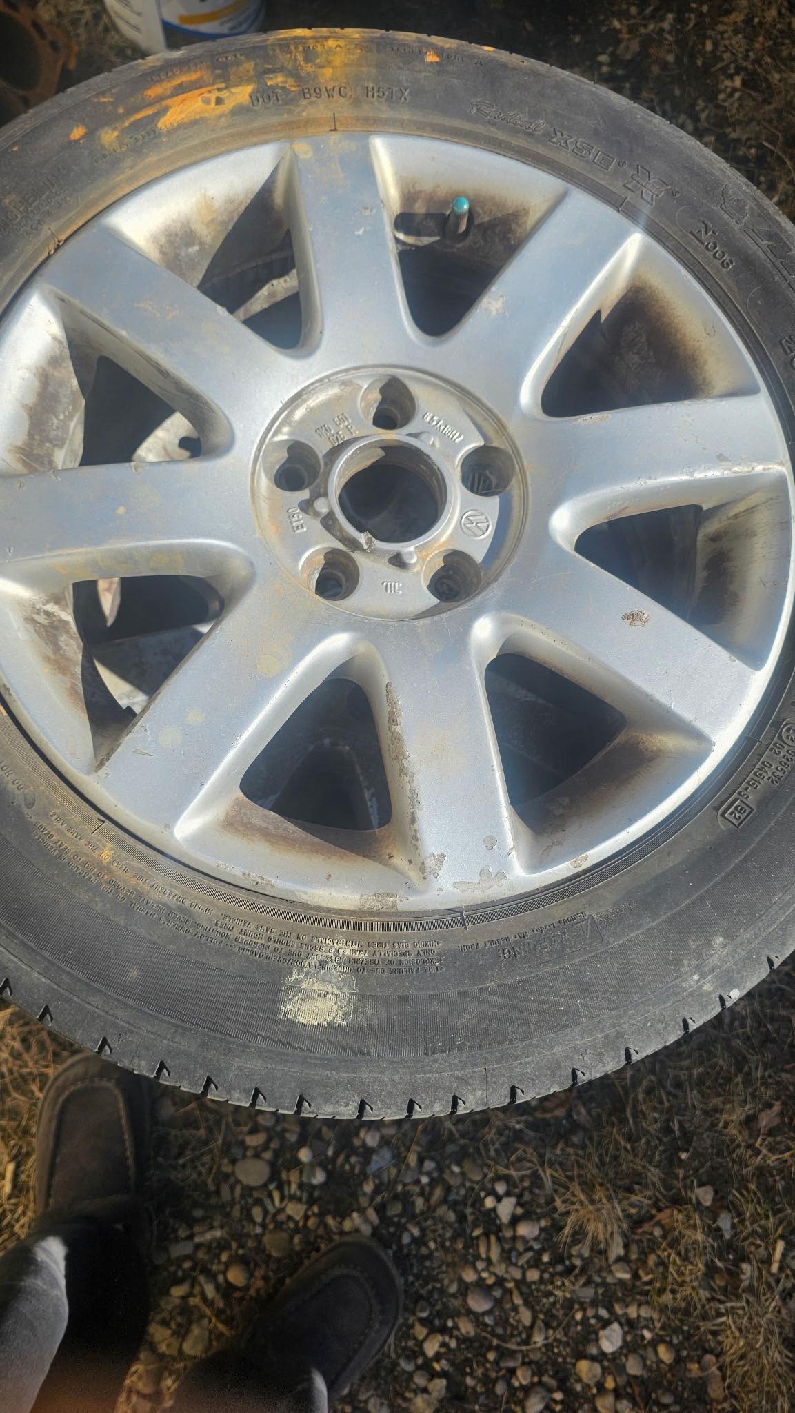 Vw rim center caps -direct fit snowflake rims and maybe others