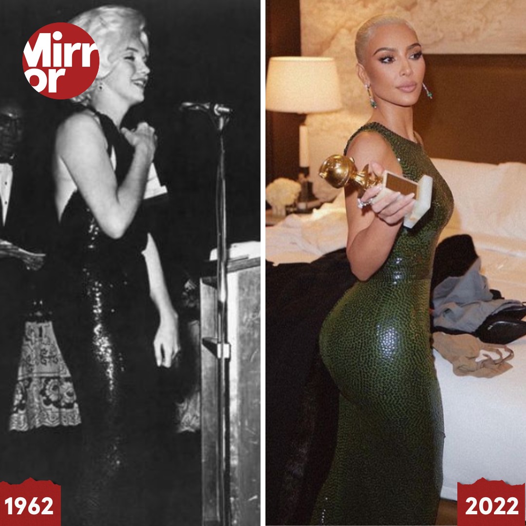 kim kardashian marilyn green dress sparked controversy when she wore Monroe's to the Met Gala, but it turns out it wasn't the only one she wore! Posting pictures on her Instagram, Kim can NA-09.09.25AM