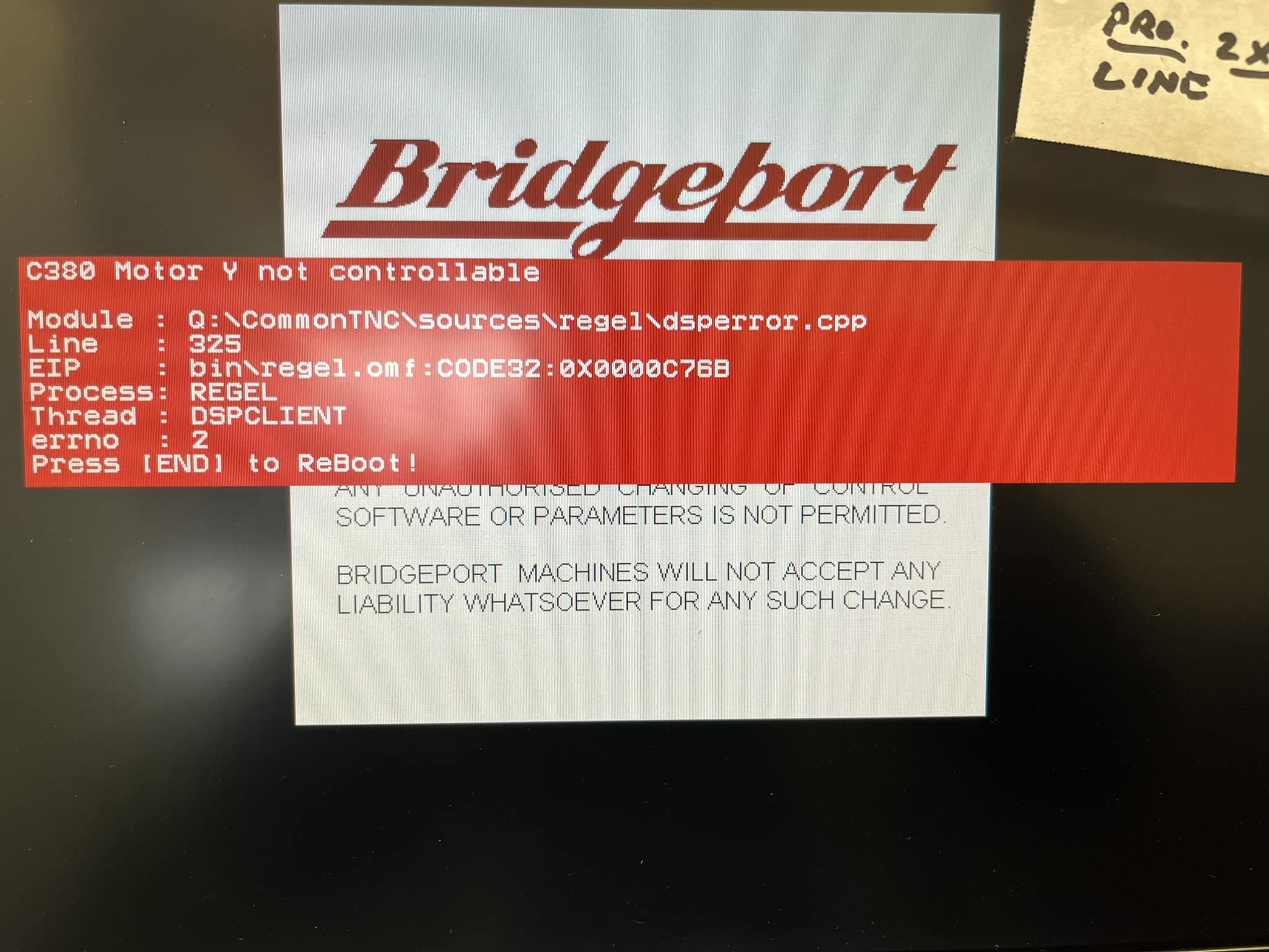 Can anyone help with this? Y axis jumps violently then error comes