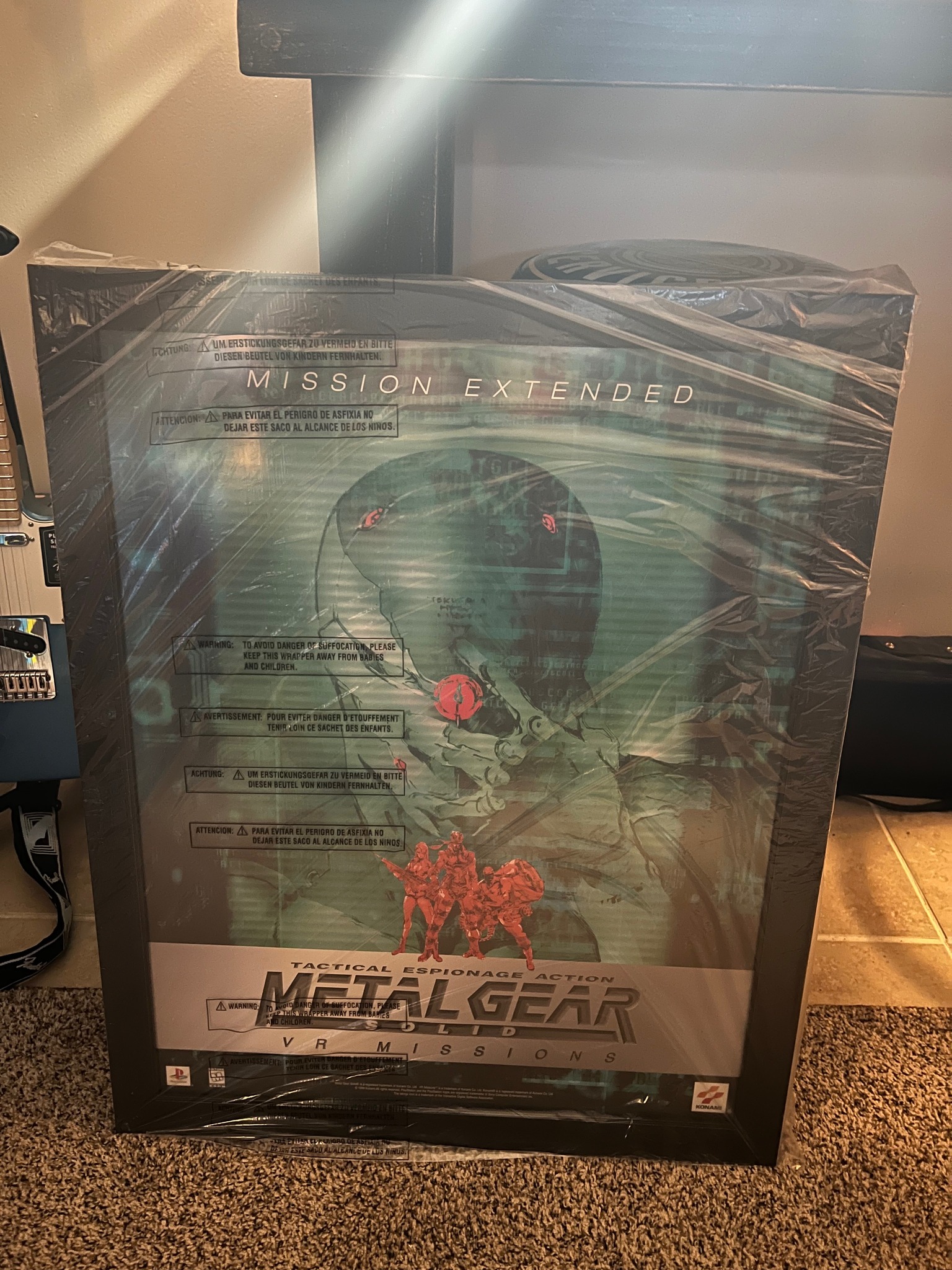 Metal Gear Solid” — Original Japanese PlayStation Promo Poster