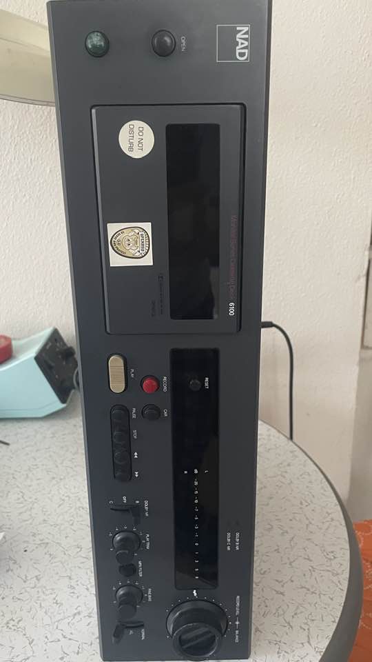 Why does my NAD cassette deck start and stop immediately?