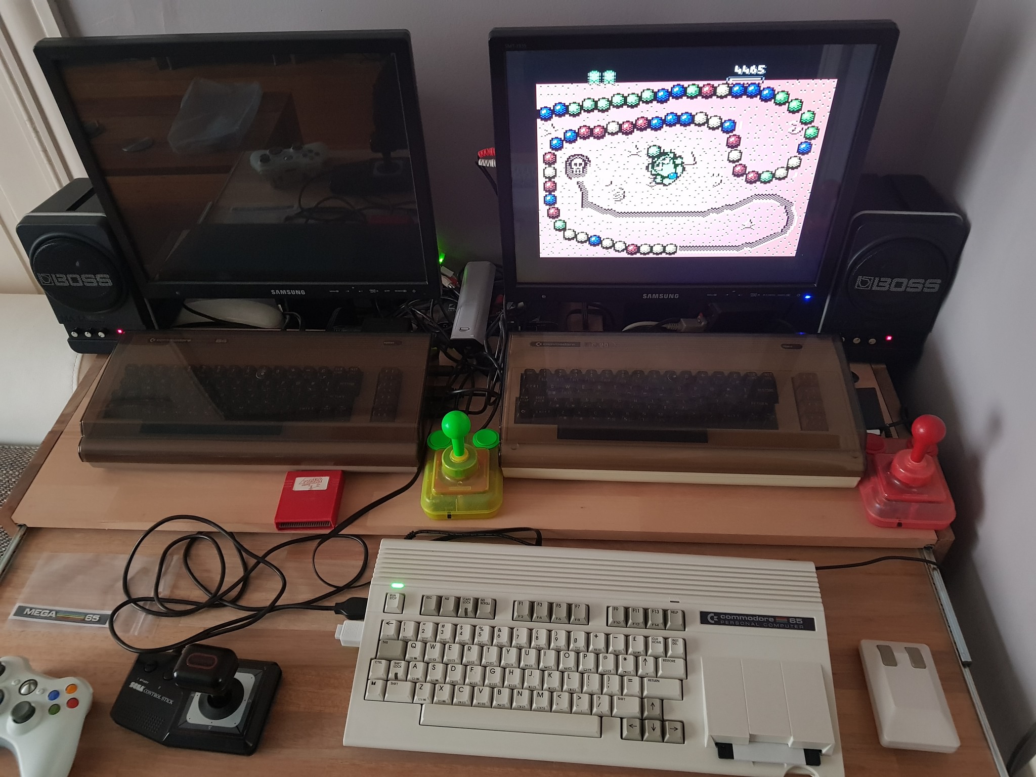 Wireless tank mouse works on Mega65 C64 core