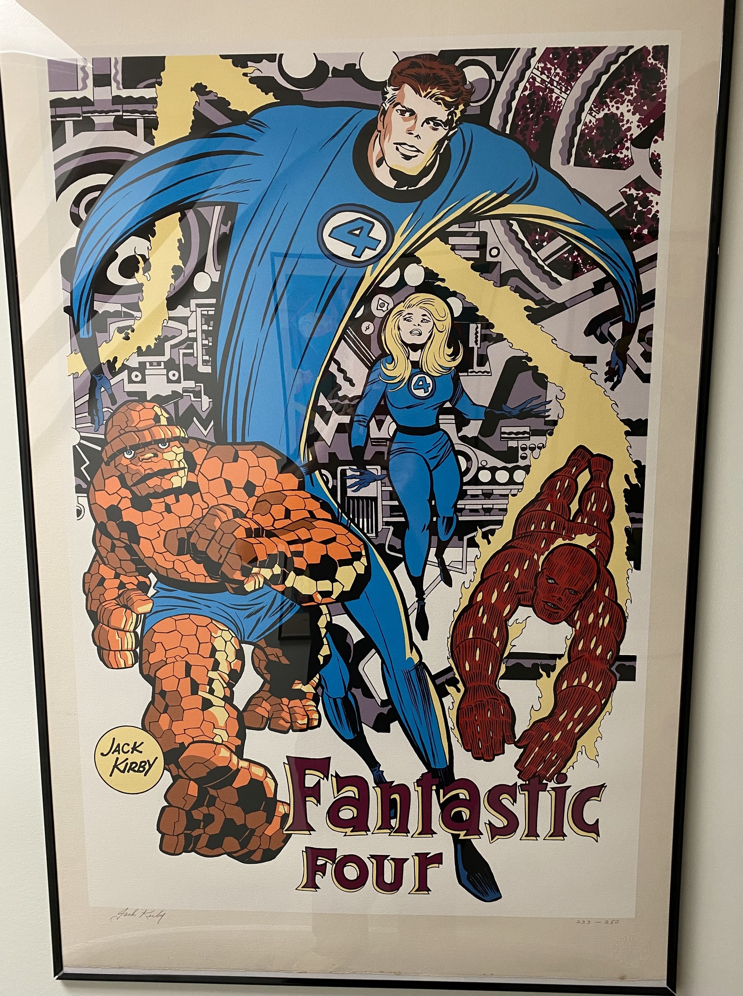 Marvel Milestone Edition Fantastic Four #1 reprint. Hand signed by