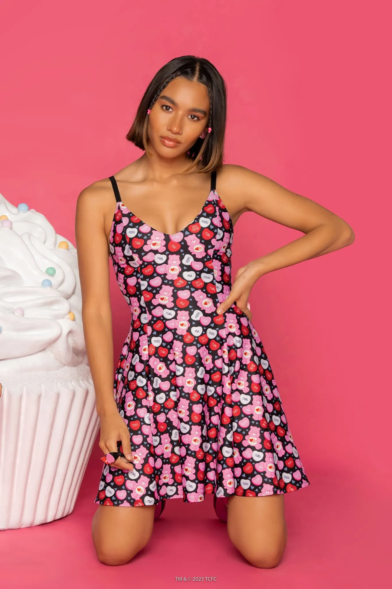 valentines mini dress Sassy Shortcake Be My Valentine Fall in love with the Enid Ruffle Sweetheart Mini Dress Mini Dress Guide for Valentine's