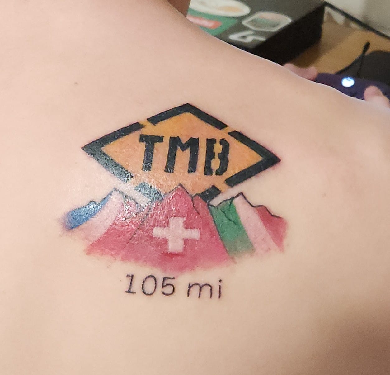 My son and I will now carry the TMB with us always❤️ Ouch!!