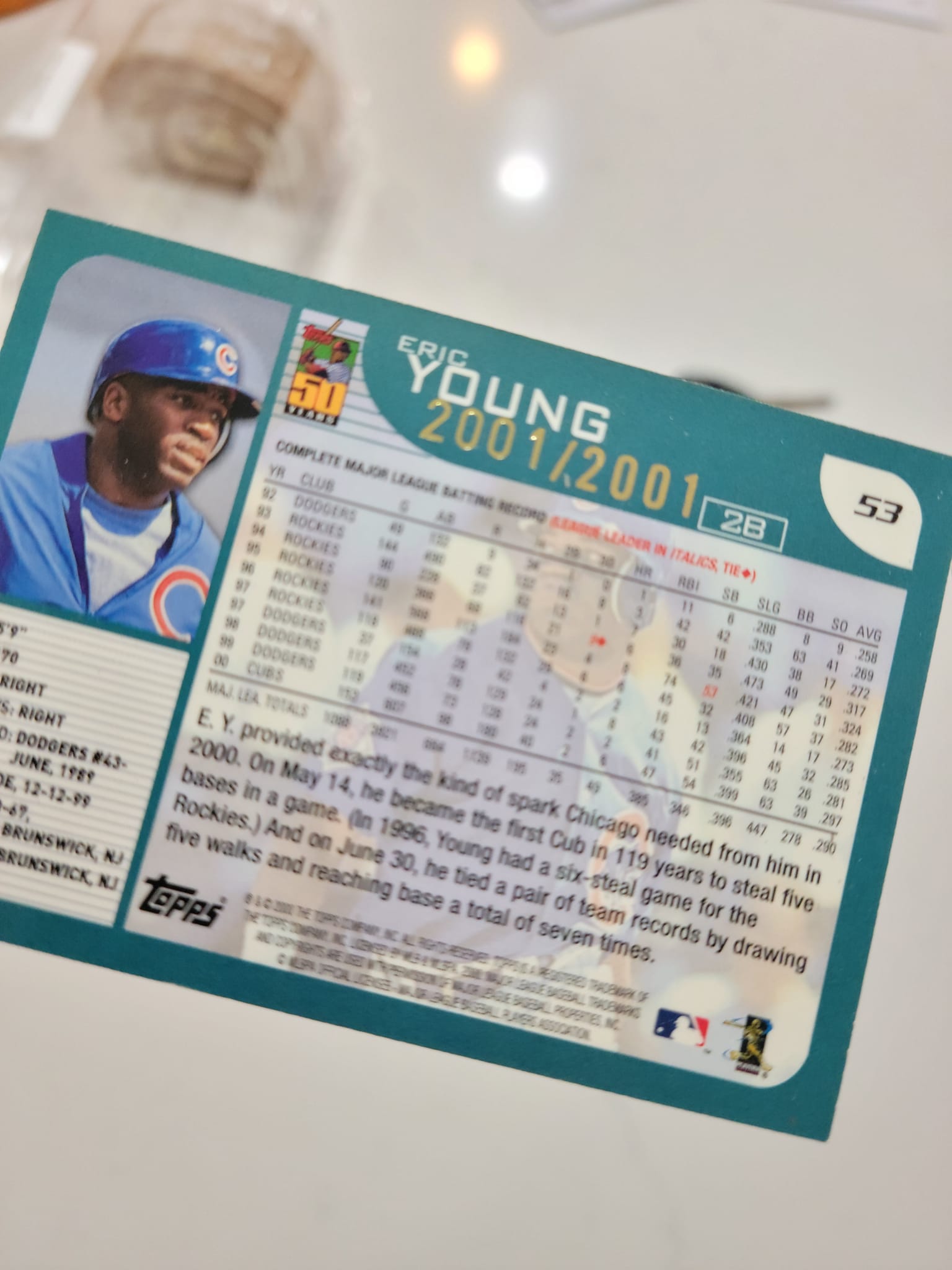 2001 Topps Employee Edition set with Ichiro rookie card