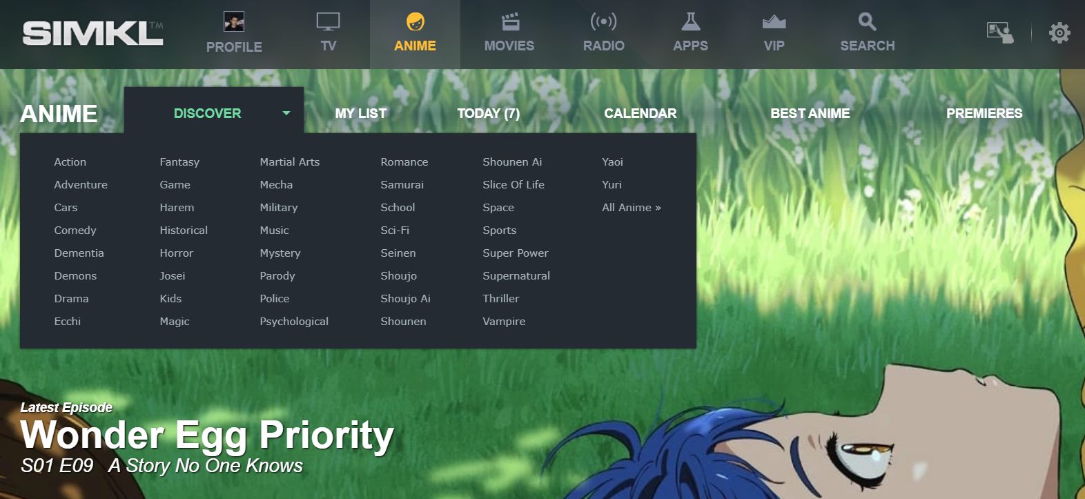 Simkl - We've updated Anime Genres catalog and tags in all... | Facebook