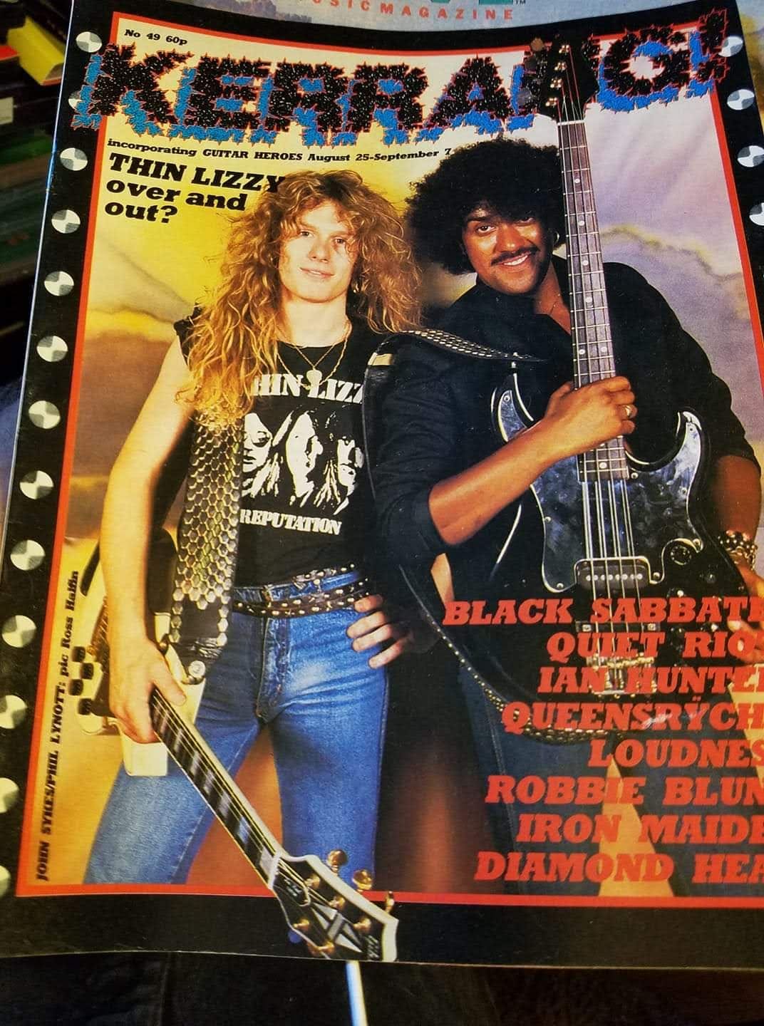 August 25th, 1983: The Last Few Hours of THIN LIZZY