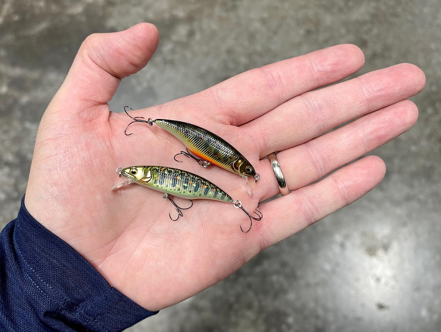4 gram fishing lures RATTLIN RAPALA RNR cm CHB (Chrome Blue) color the DT can be easily cast 150 feet LLungen Lures 4" Fat Belly