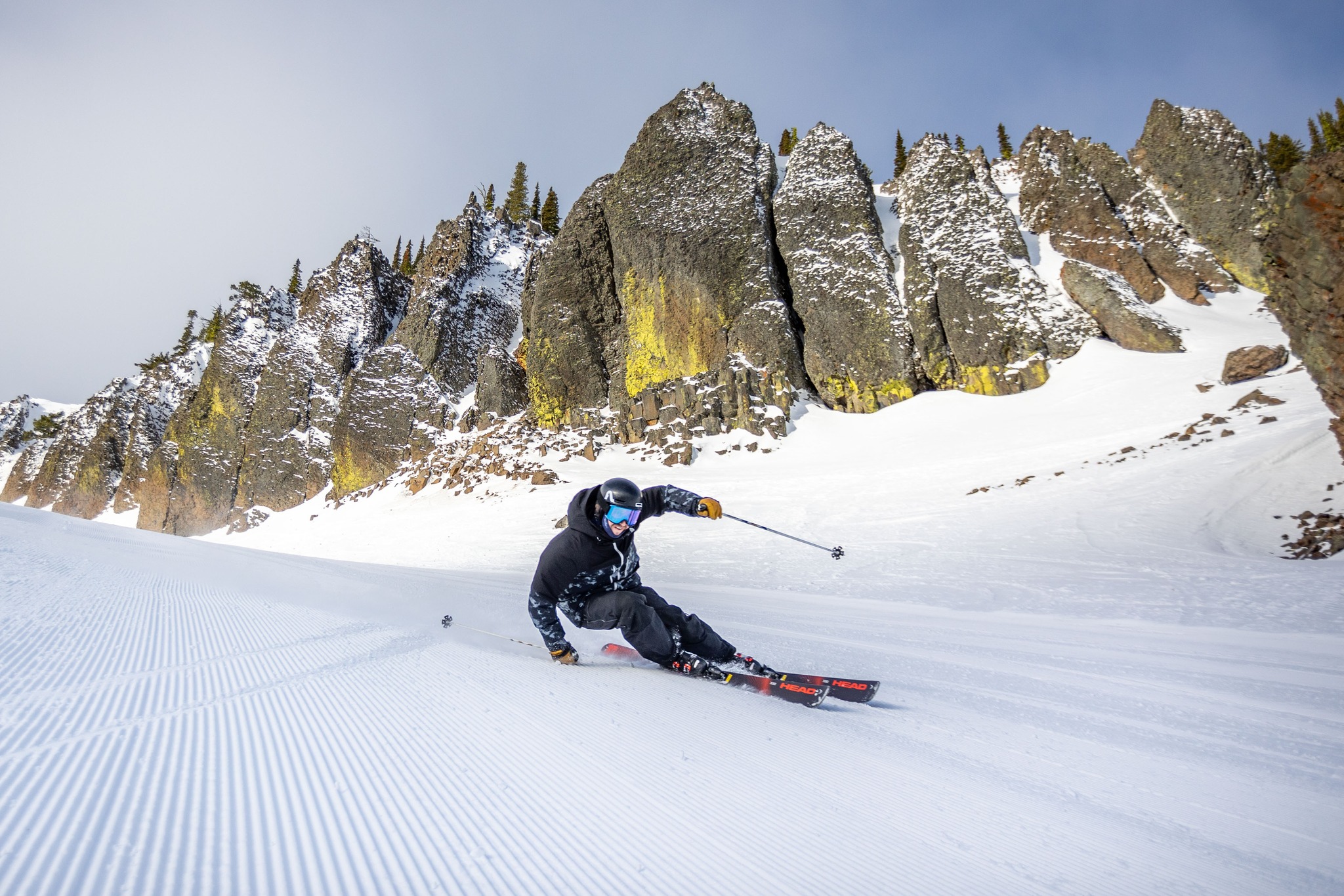 Mission Ridge Ski & Board Resort - We are looking down at a great view ...