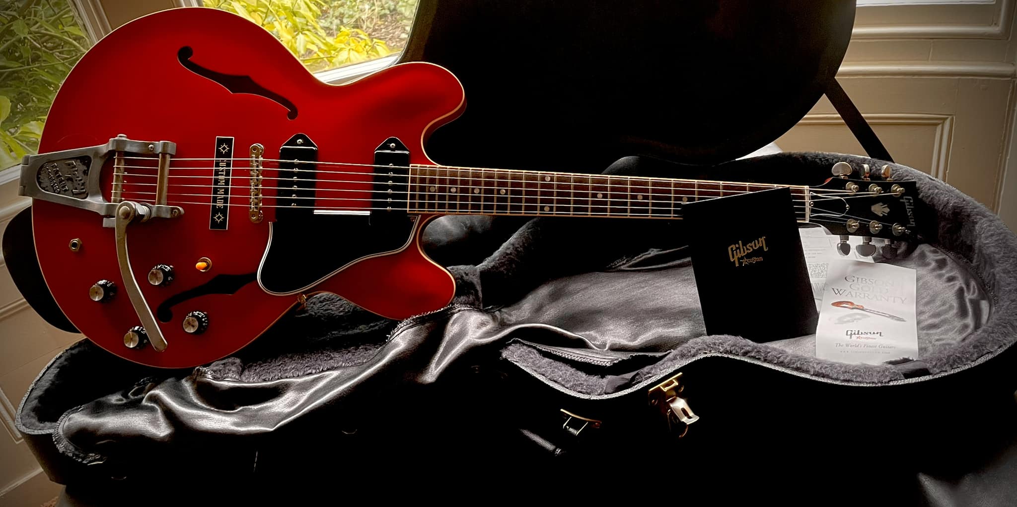 2012 Custom Shop P90 - added Bigsby and Grovers
