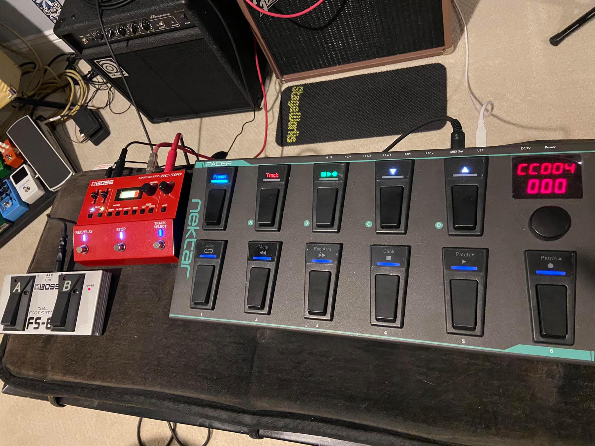 Nektar Pacer Midi with Boss RC-500 Setup Help