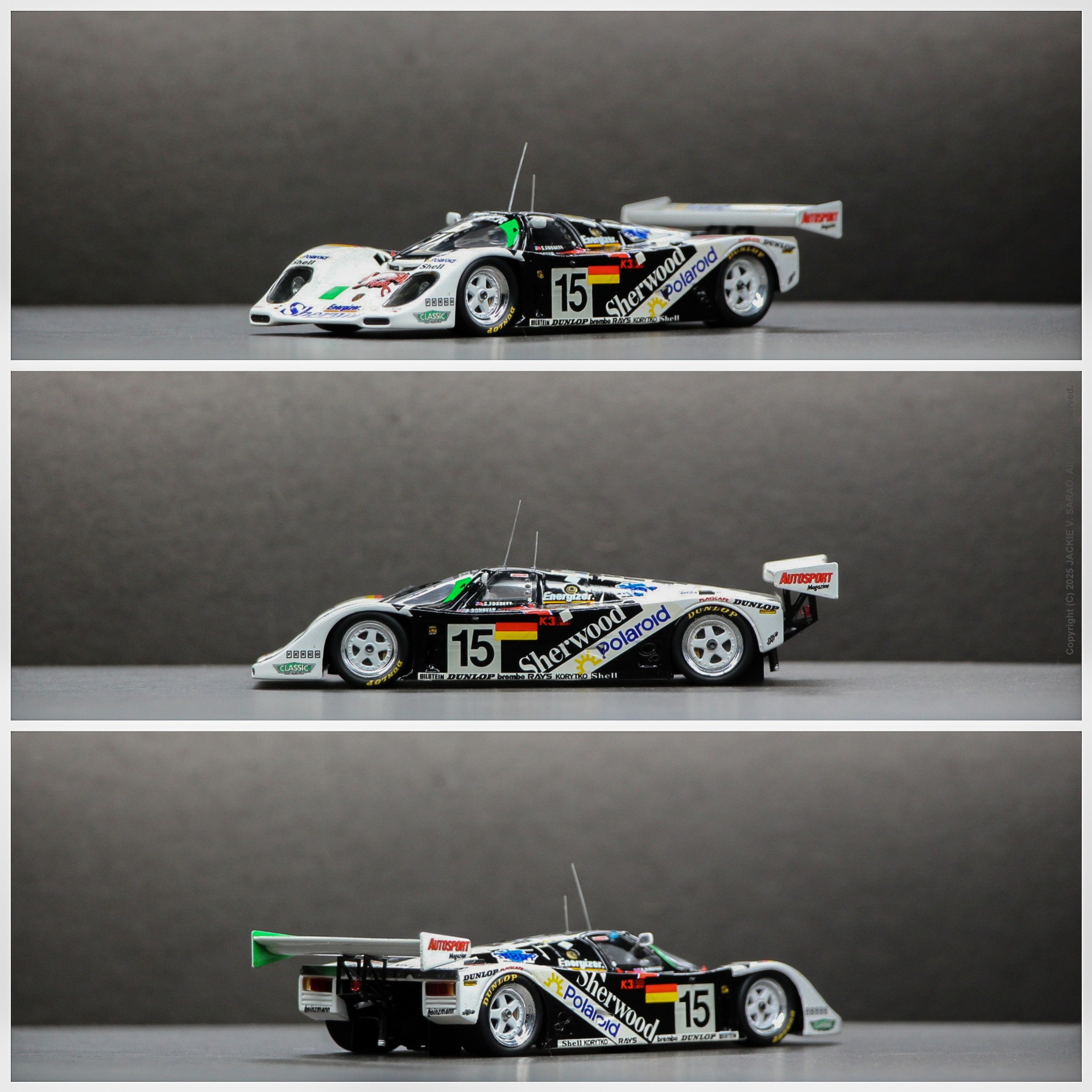 1/24 scale Kenwood Kremer Porsche 962C model build