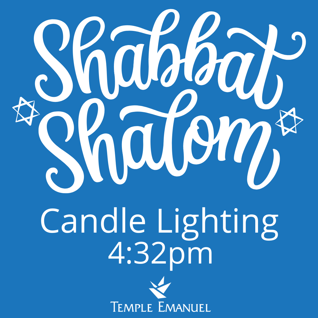 Shabbat Shalom! Join Steve Brodsky... - Temple Emanuel Denver