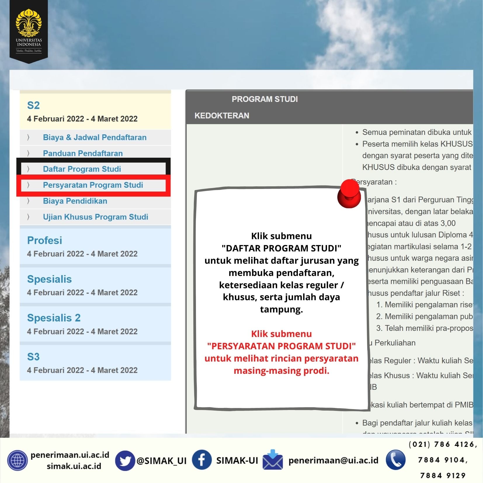 SIMAK-UI - Semua informasi rinci seputar daftar jurusan,...