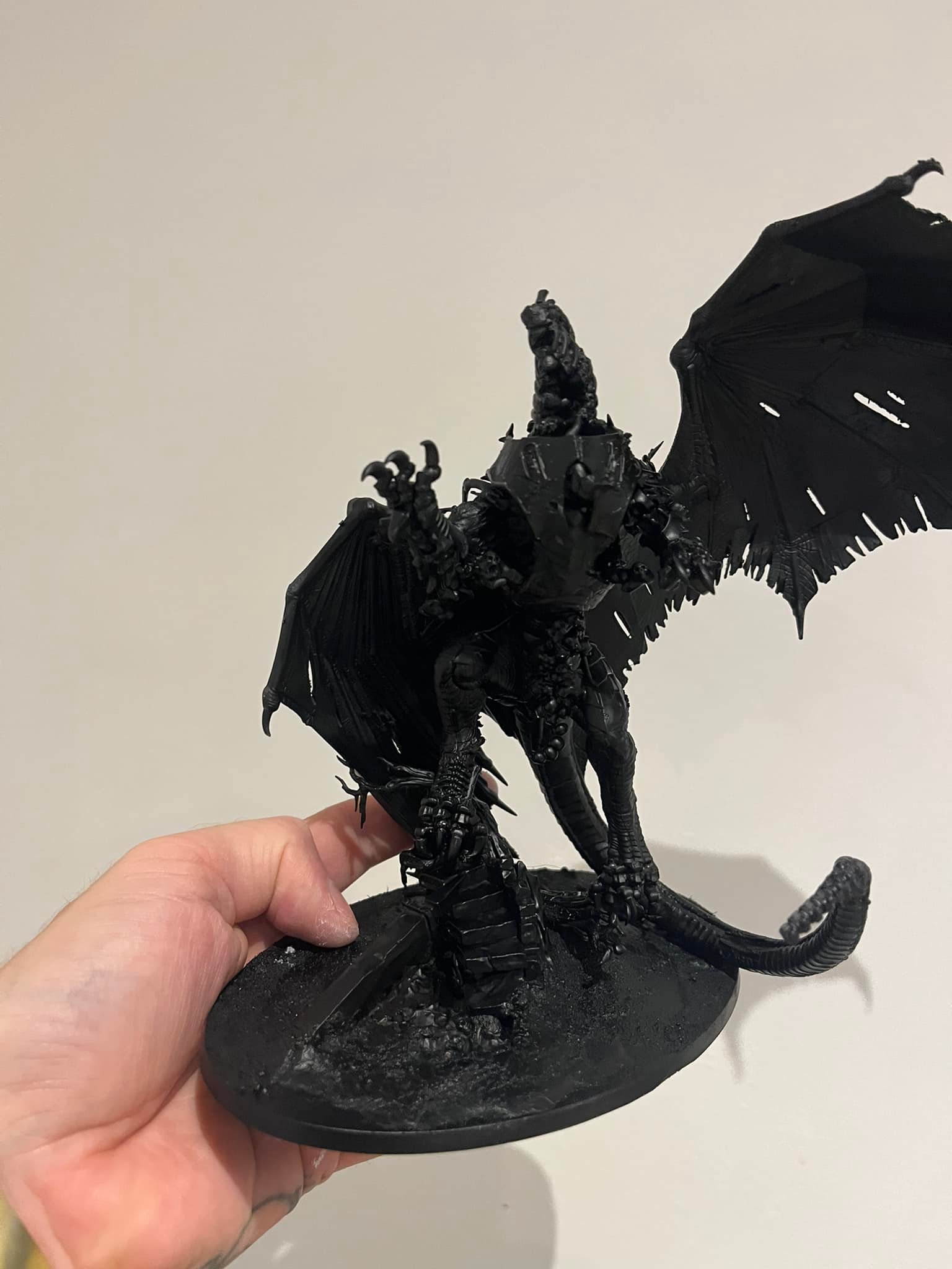 Wip of the creature caster zombie dragon.