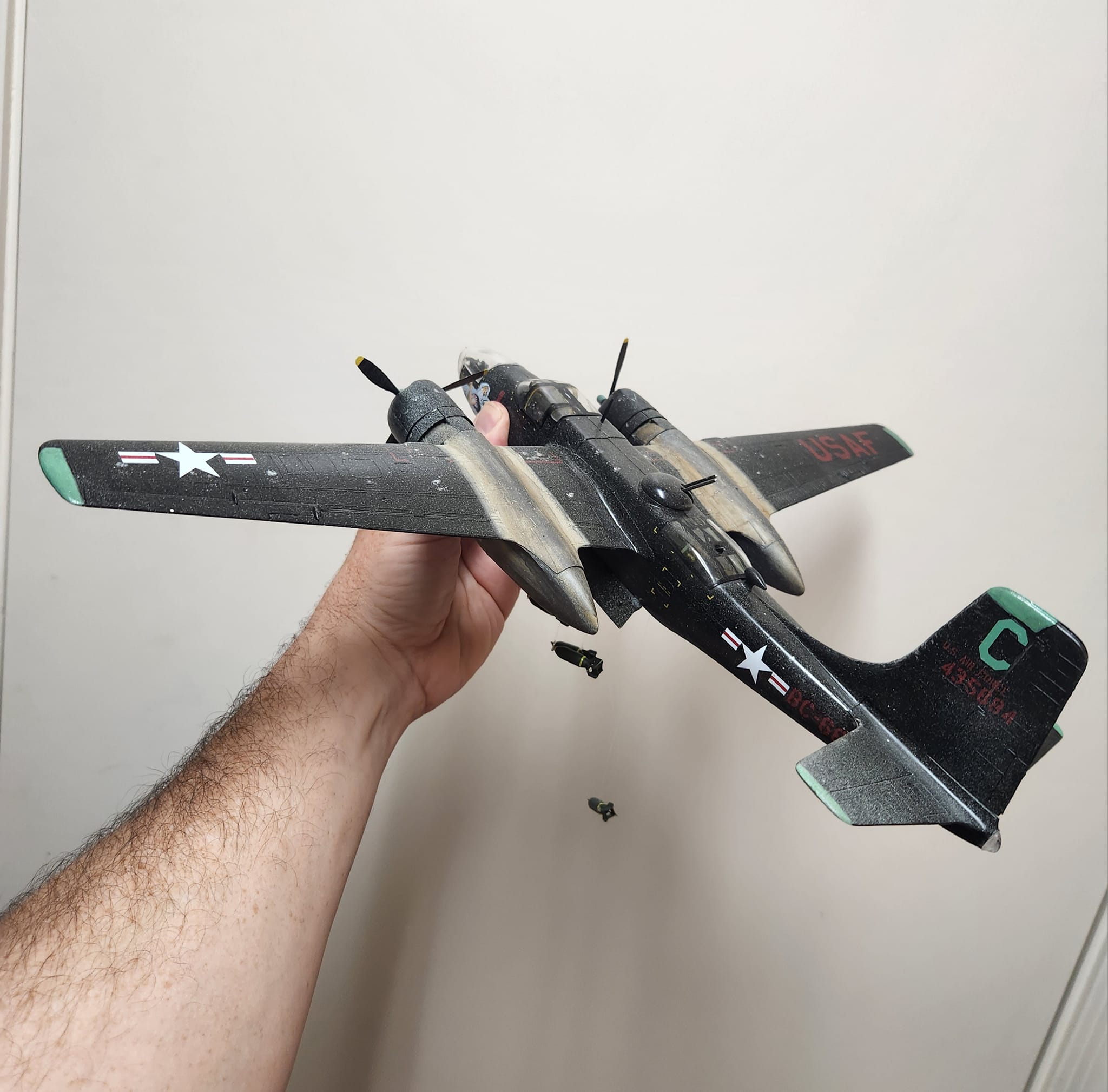 2024 build of 1/48 Monogram B-26C Invader model