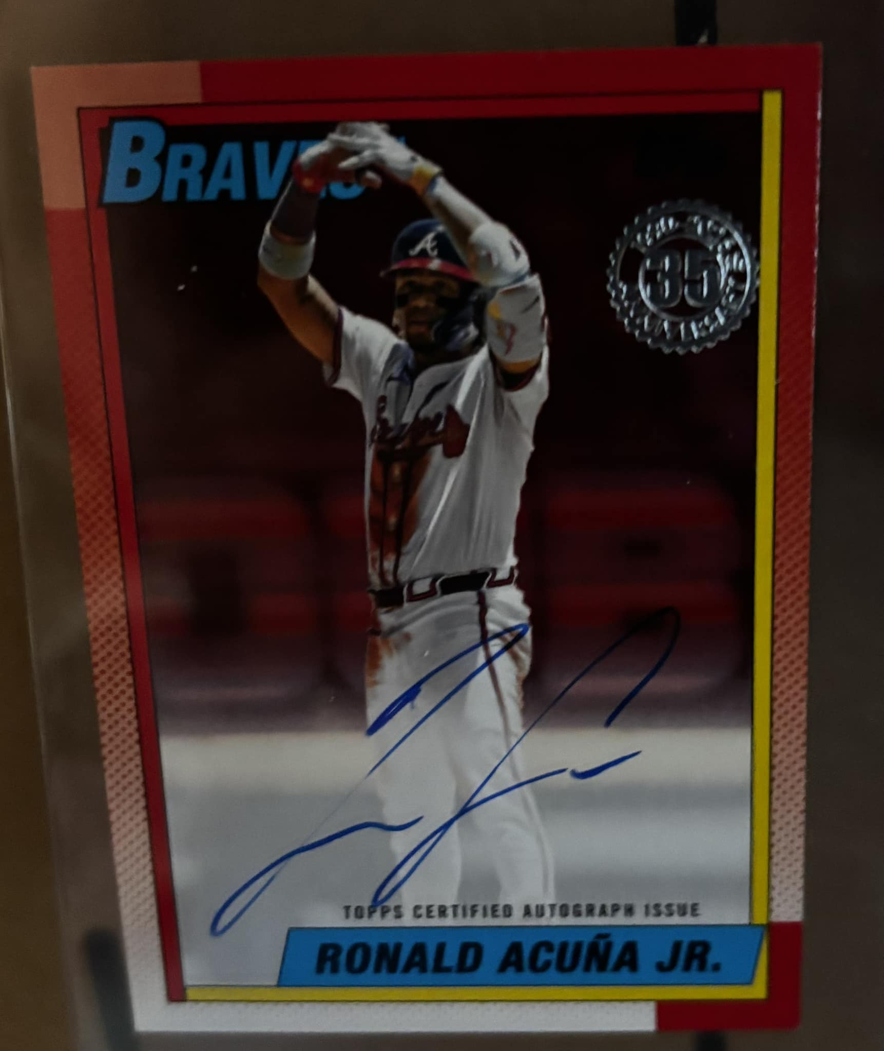 First Bowman 26 hobby box with autographed Justin Gonzales card