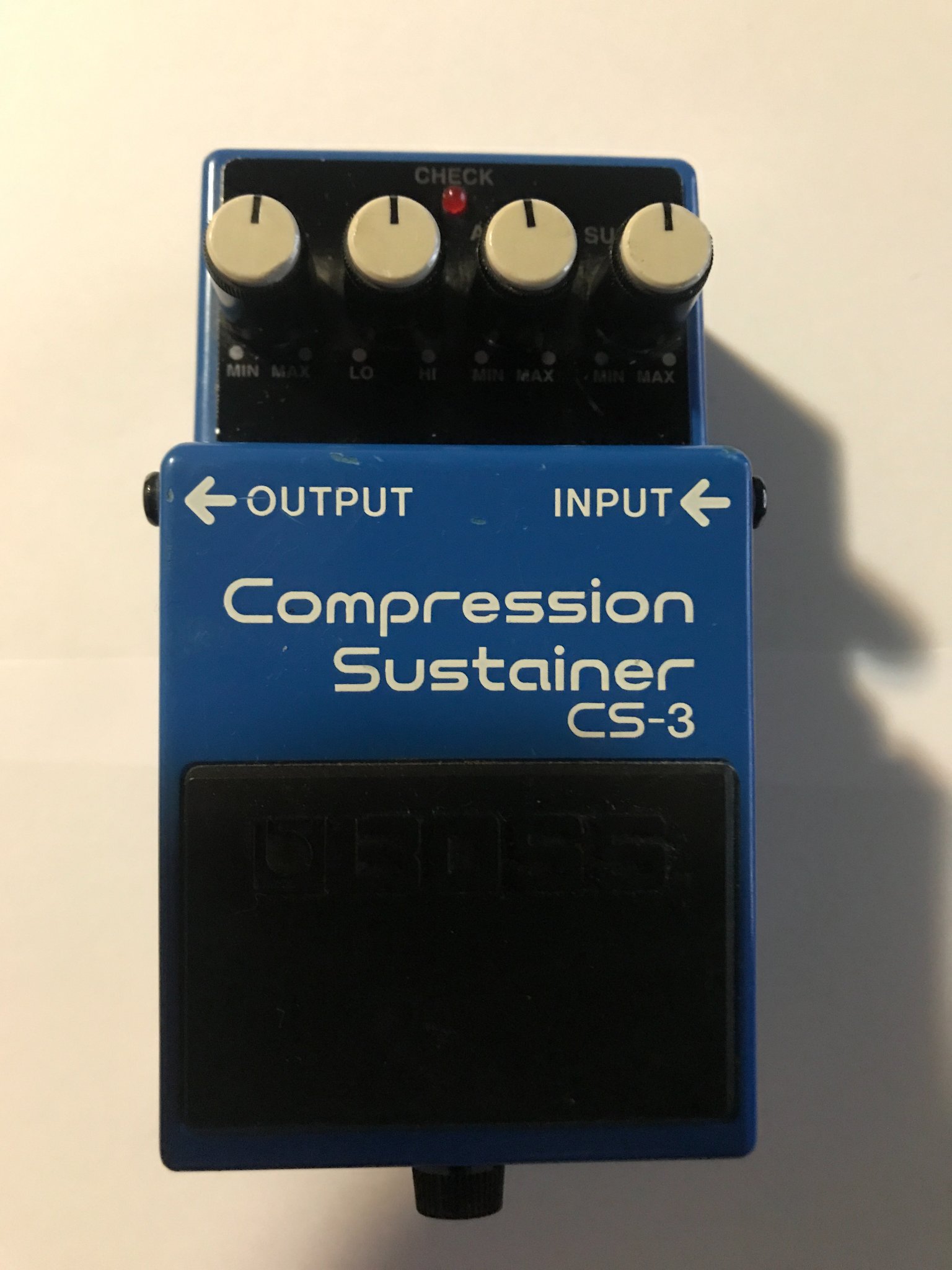 Vintage Boss CS-1 compression sustainer pedal review