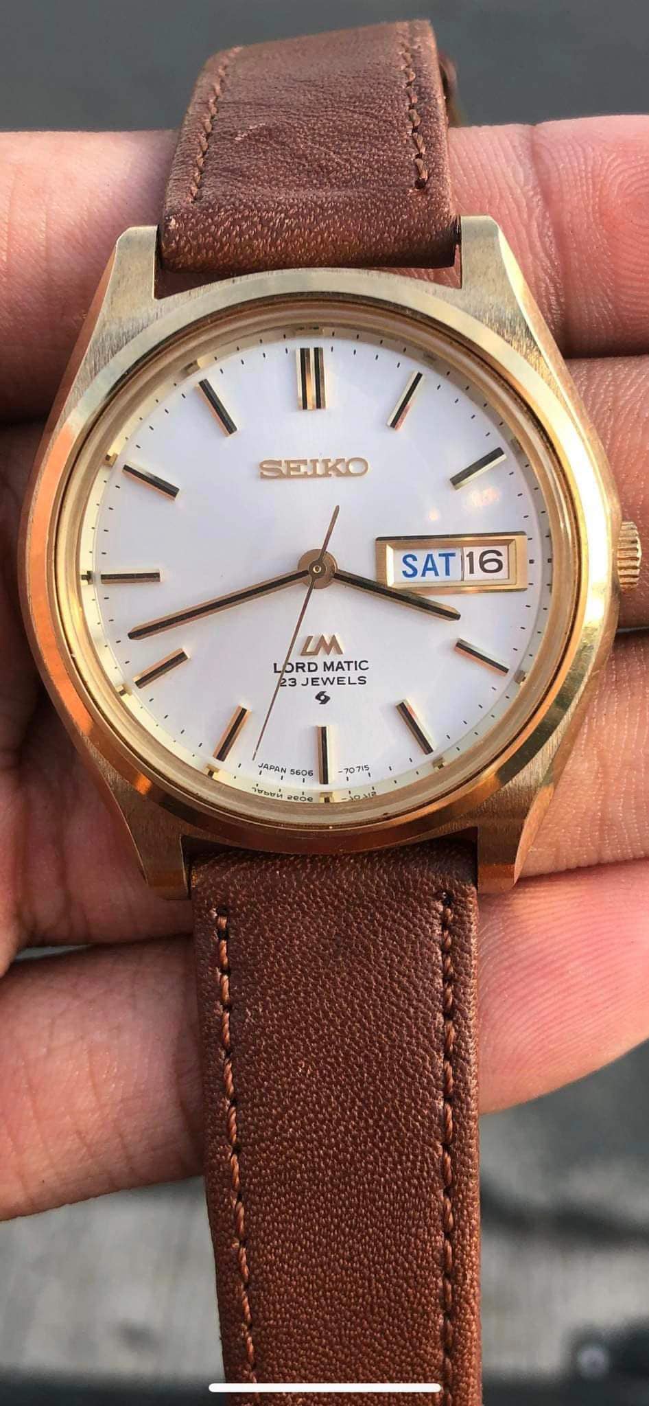 Platine Principale Pour Seiko Lord Matic 5606 King Grand - Vintage, Mécanique, Japon