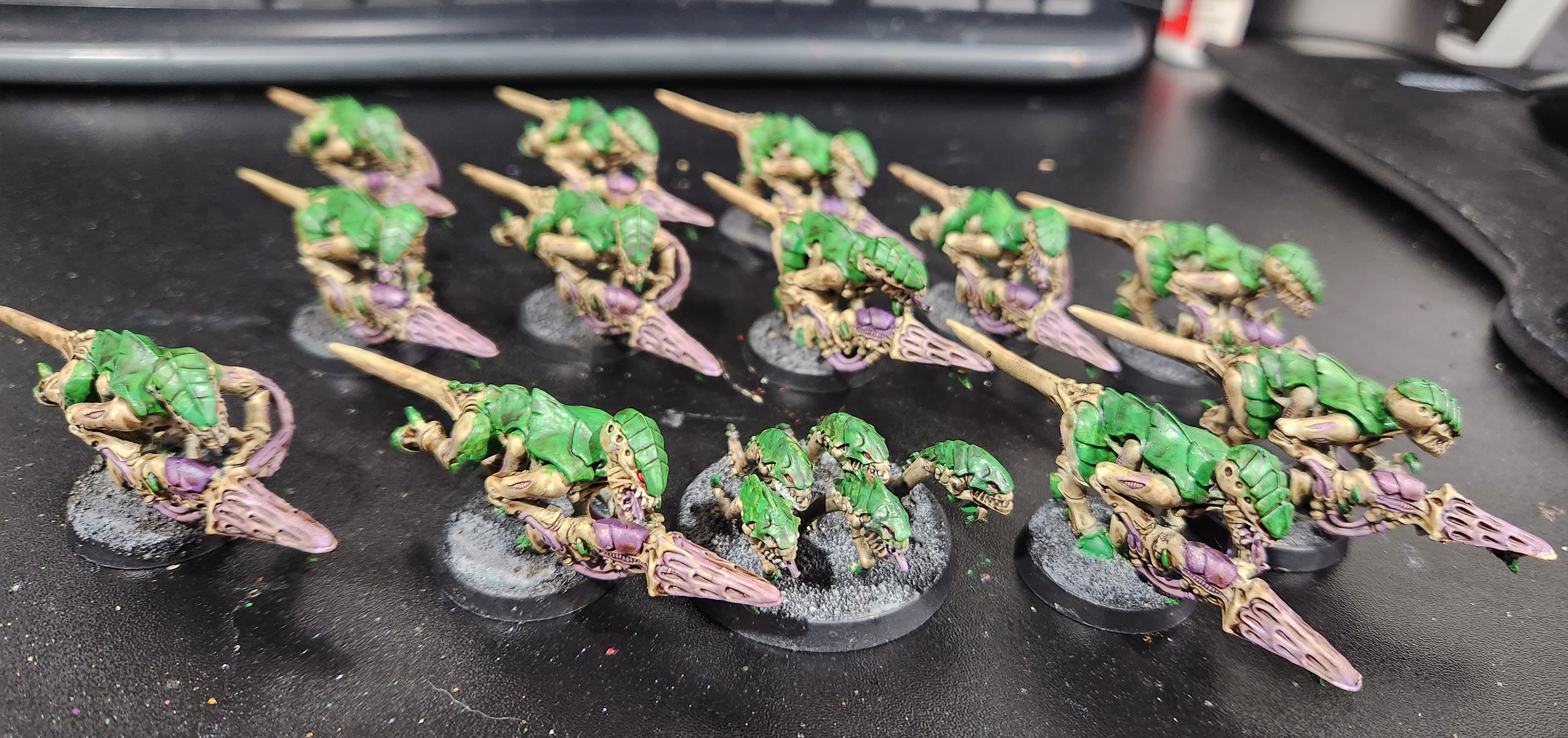 40 Termagants and 5 Ripper Swarms completed. The swarm continues